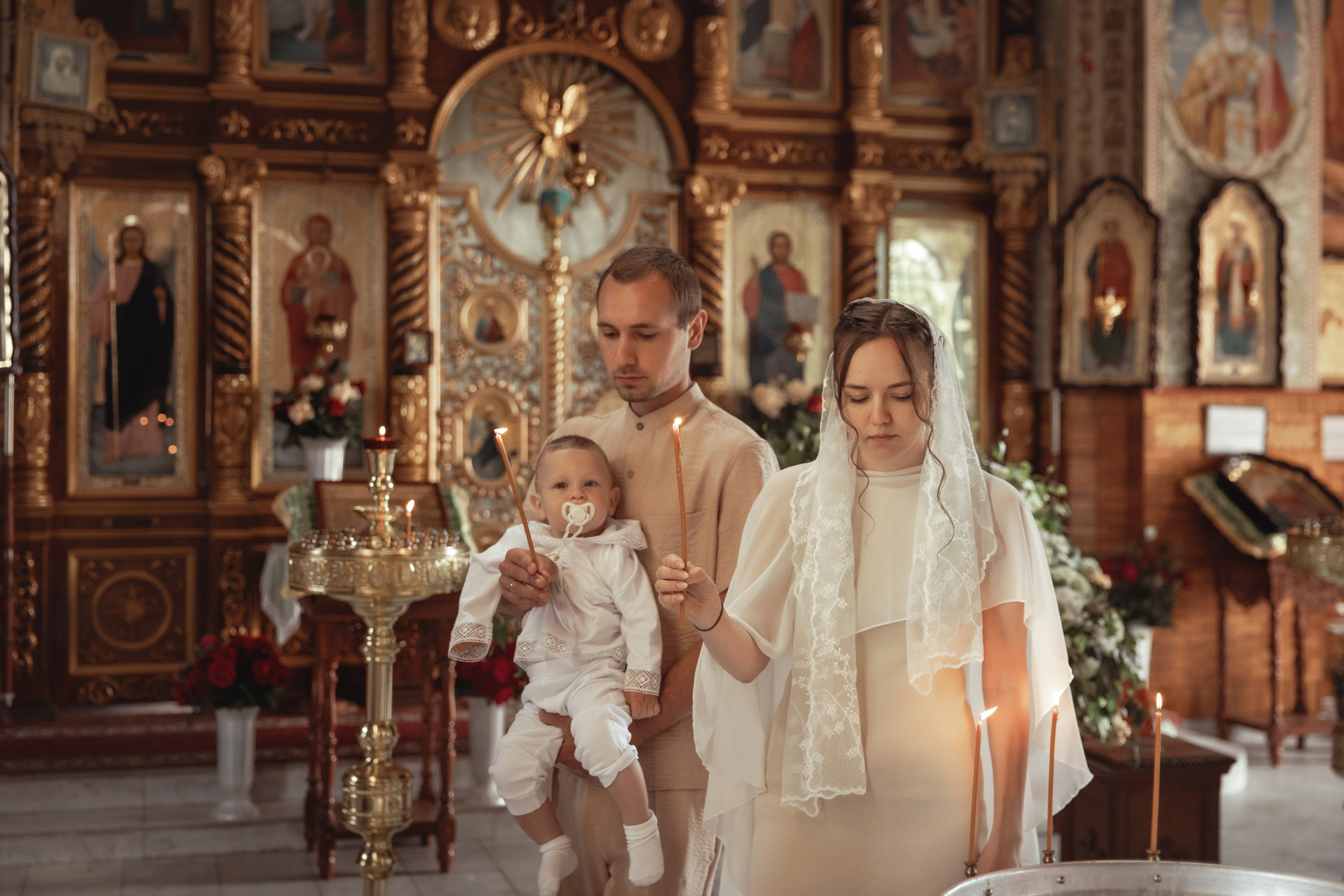Таинство Крещения Романа. Храм Пантелеймона Целителя Славянск н/К. Фотограф на Крещение и Венчание Краснодарский край — Гранкина Юлия