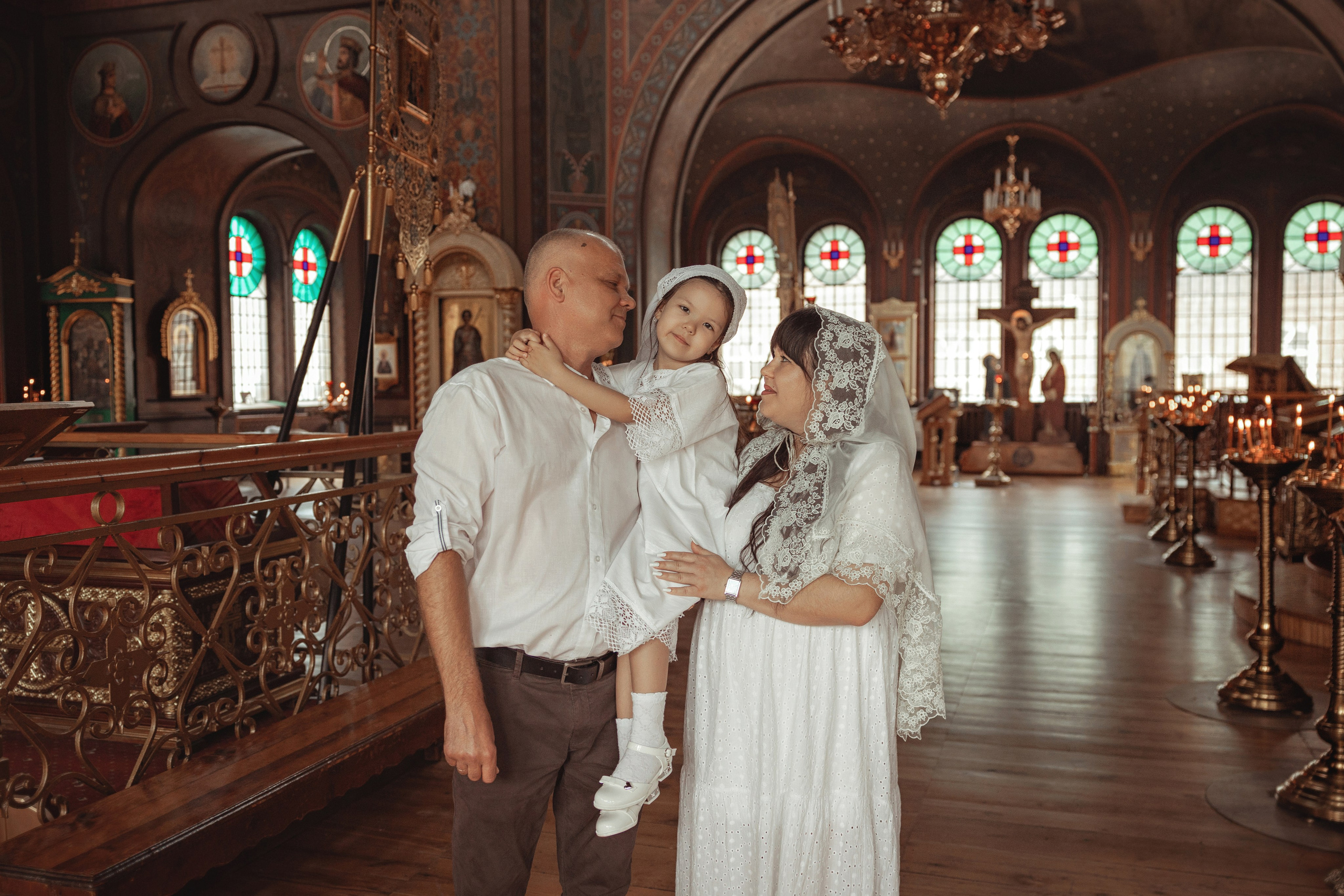 Таинство Крещения Елисаветы. Свято-Троицкиц собор, г. Краснодар. Фотограф на Крещение и Венчание Краснодарский край — Гранкина Юлия