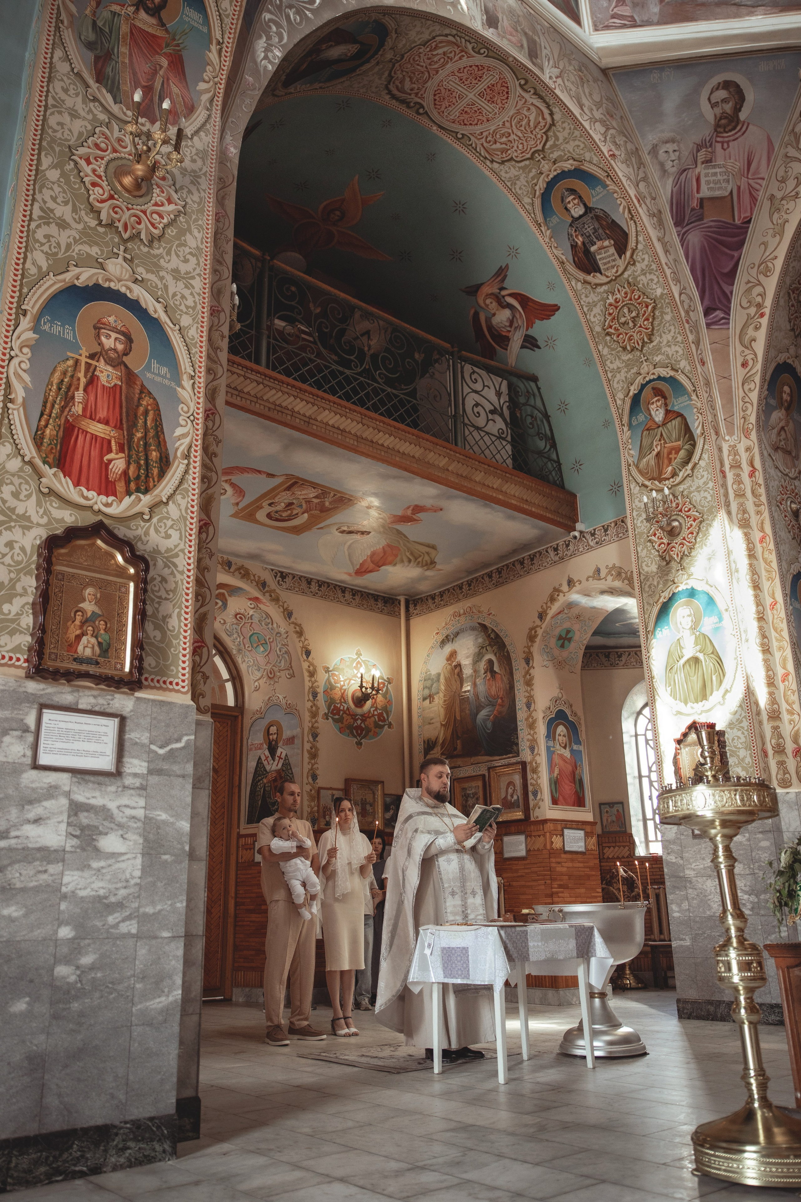 Таинство Крещения Романа. Храм Пантелеймона Целителя Славянск н/К. Фотограф на Крещение и Венчание Краснодарский край — Гранкина Юлия