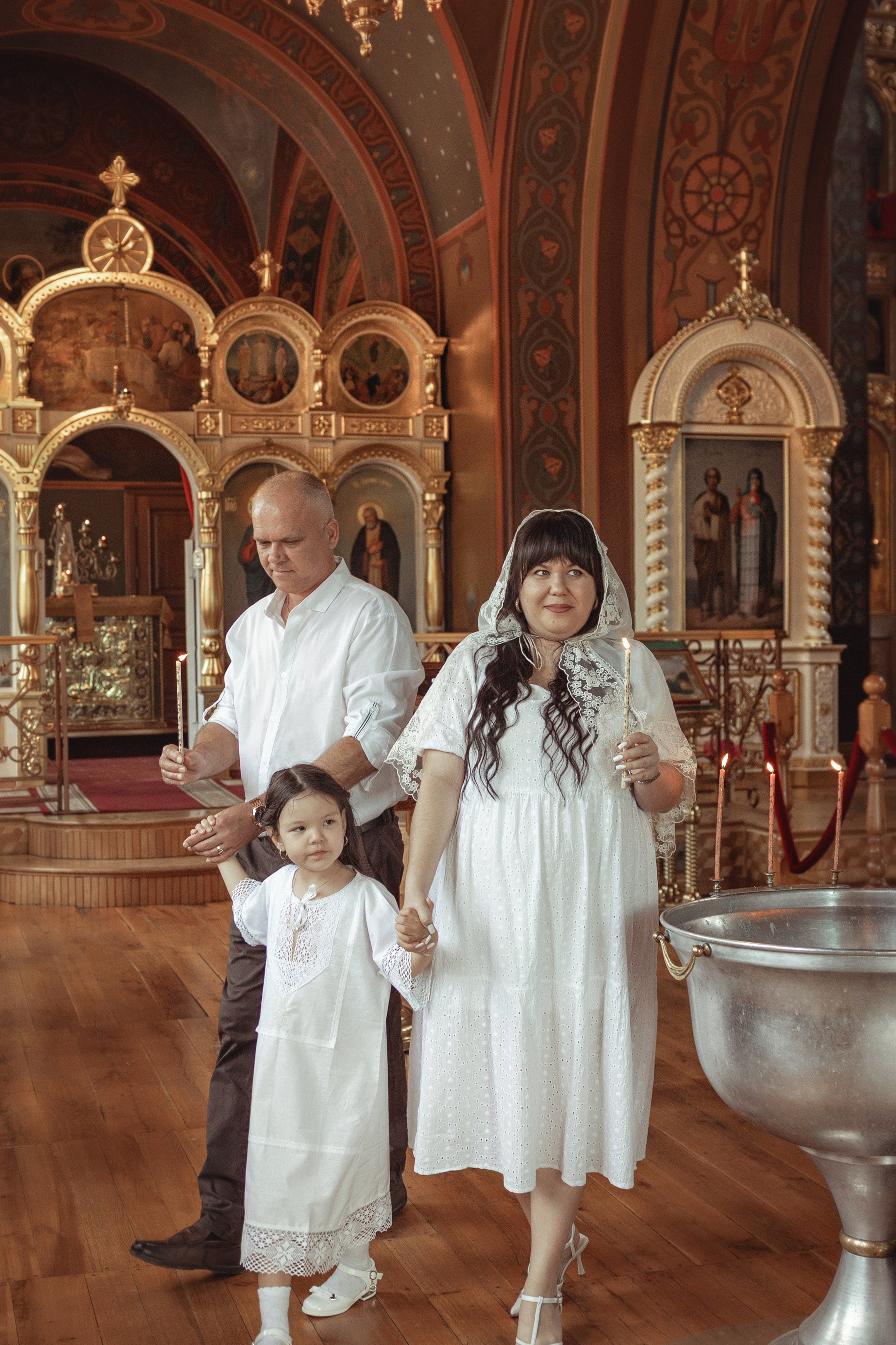 Таинство Крещения Елисаветы. Свято-Троицкиц собор, г. Краснодар. Фотограф на Крещение и Венчание Краснодарский край — Гранкина Юлия