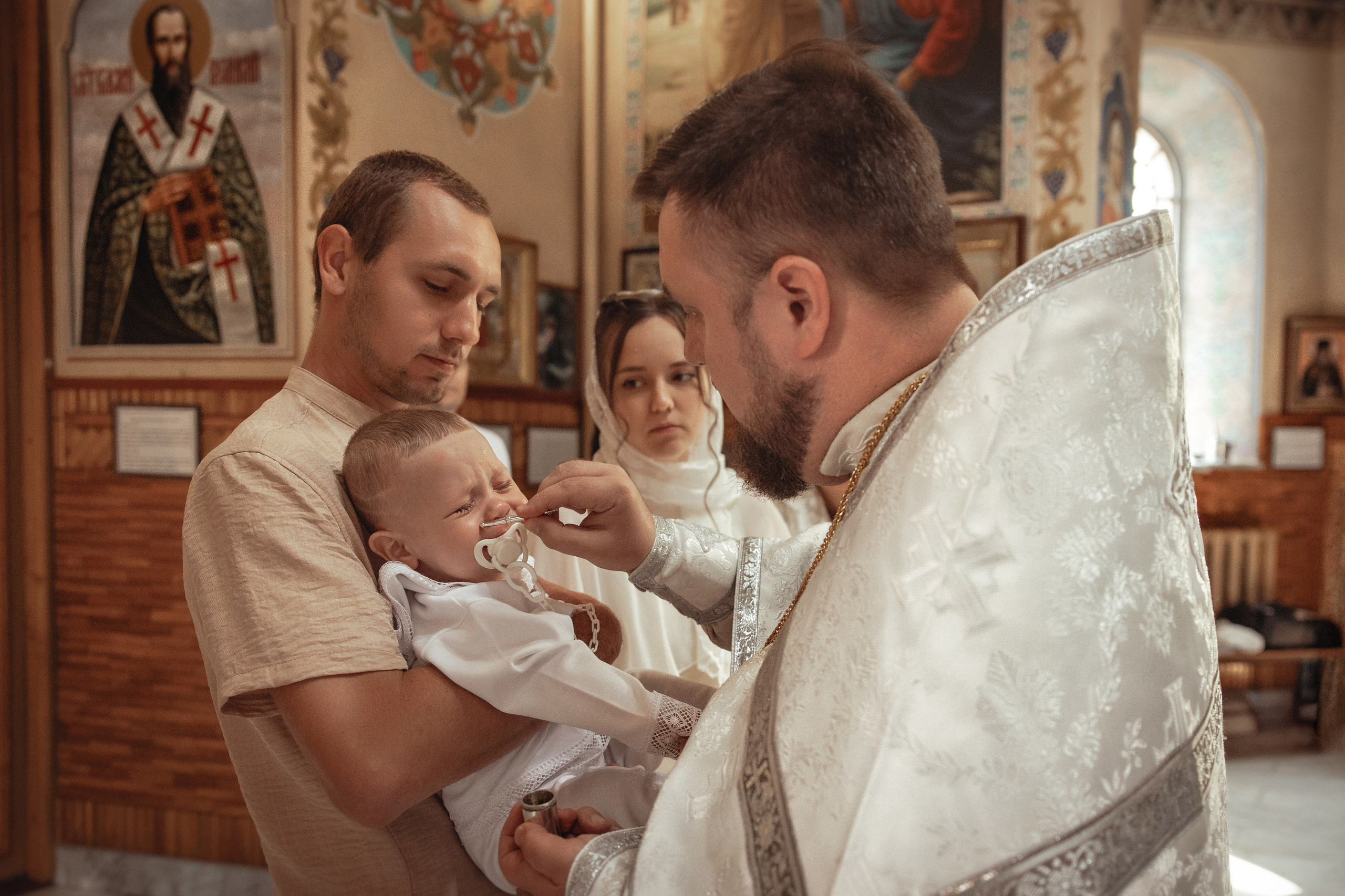 Таинство Крещения Романа. Храм Пантелеймона Целителя Славянск н/К. Фотограф на Крещение и Венчание Краснодарский край — Гранкина Юлия