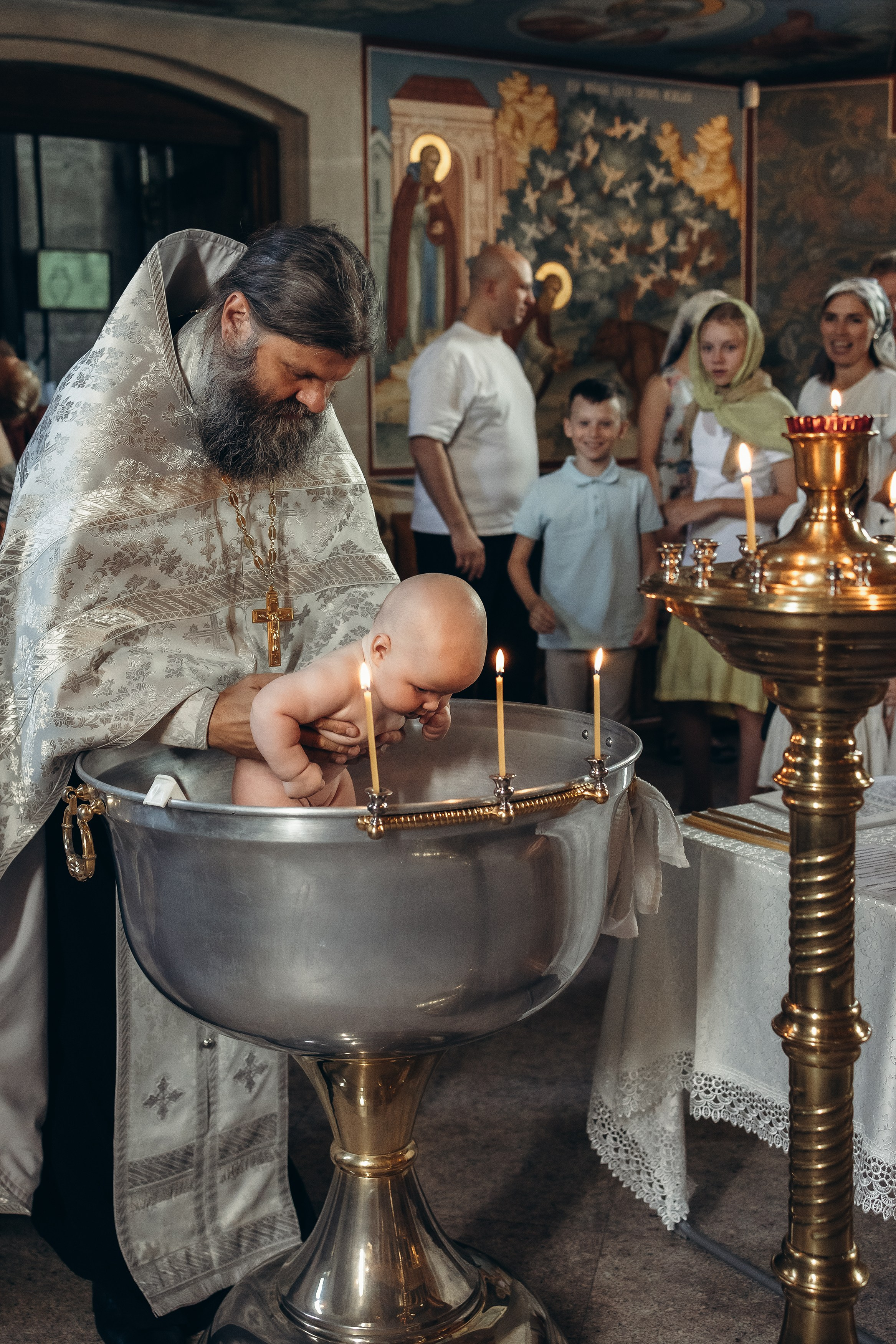Крещение Лизоньки. Семейный фотограф, детские, семейные, лав стори съемки в Москве