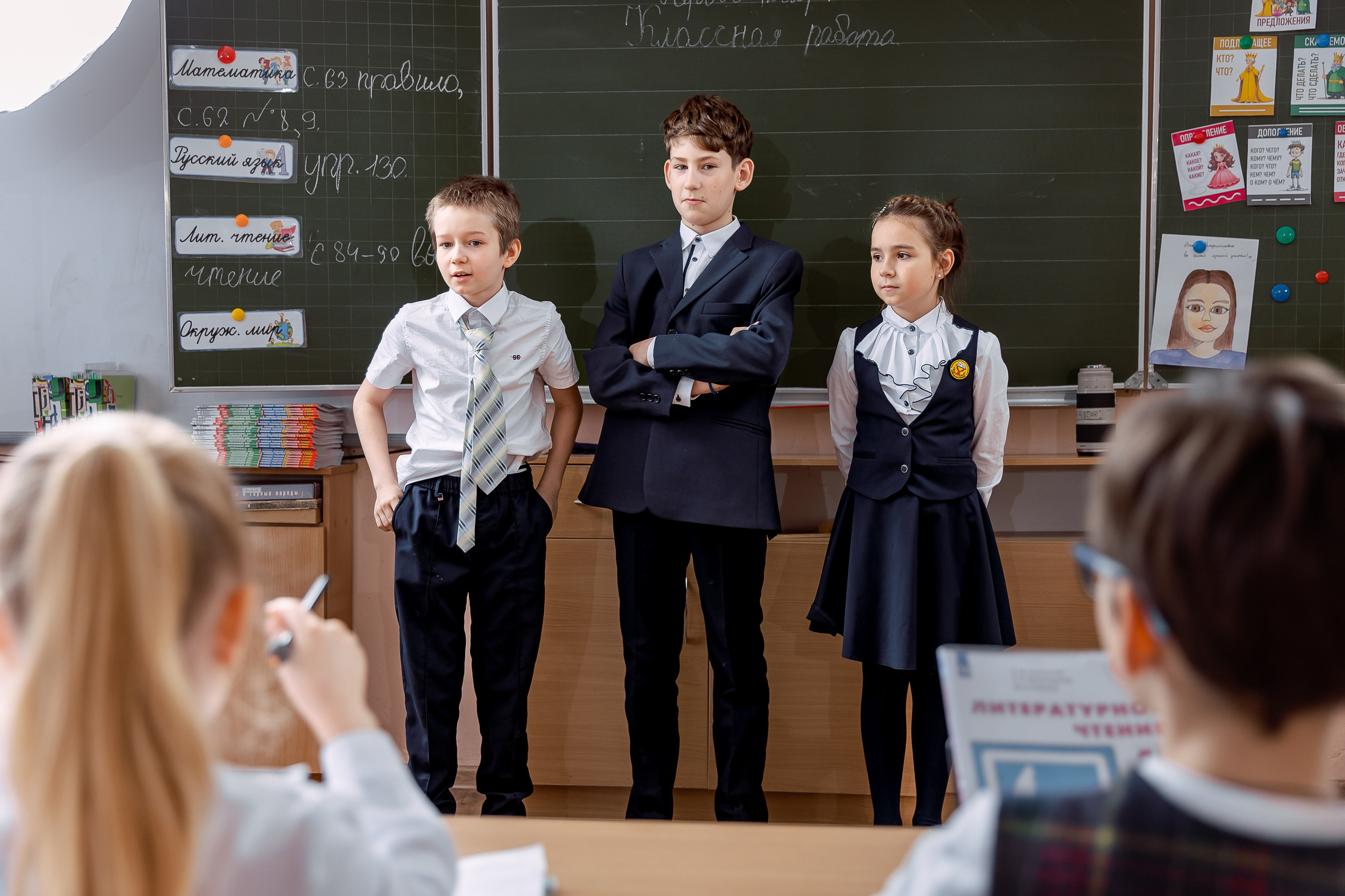 Репортаж на уроках. Семейный и детский фотограф Комина Елена, Власиха, Одинцово