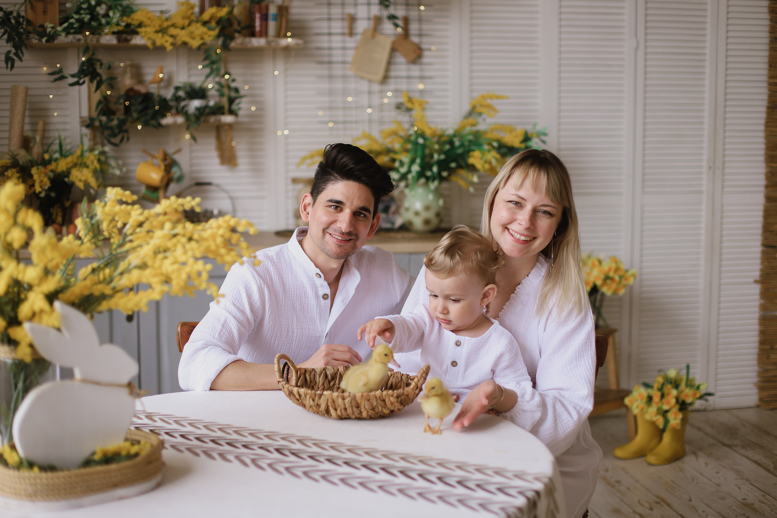 Андрей, Кристина, Лукас — с утятами. Свадебный, семейный и детский фотограф в Люберцах Зайцева Анастасия