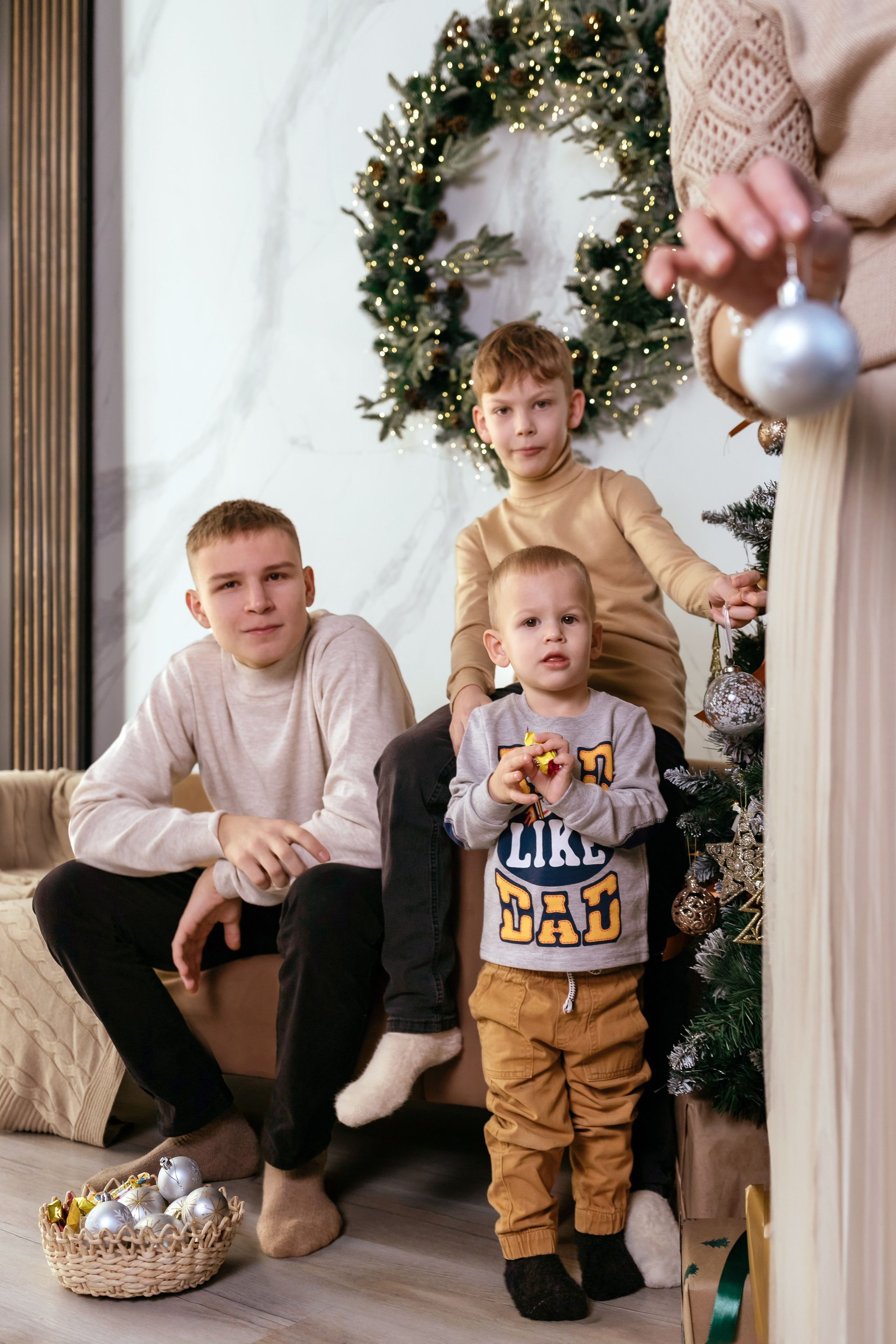 Новогодняя семейная съёмка. EtoStudio. Семейный фотограф в Минске Приболовец Светлана