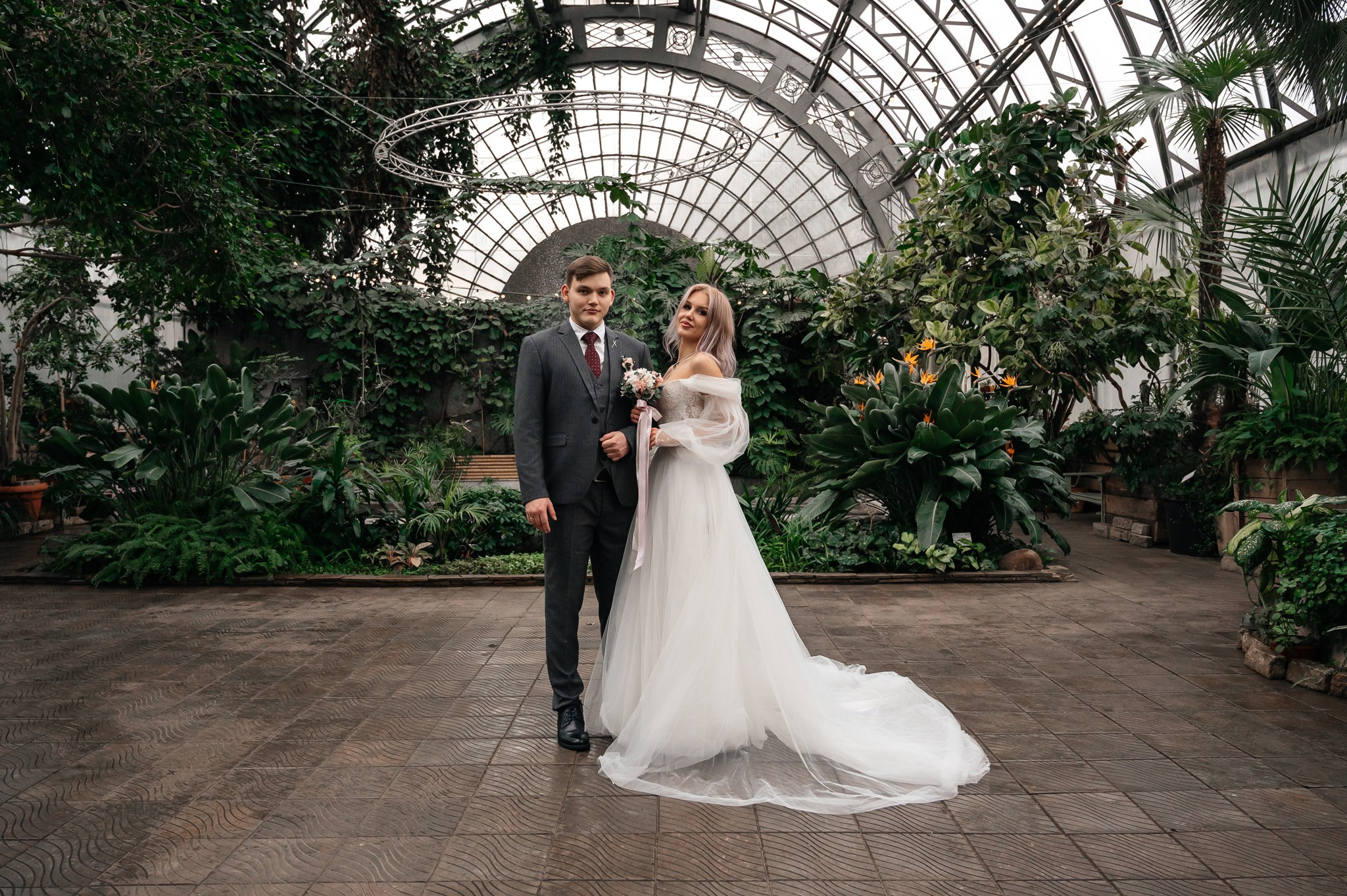 Оранжерея Таврического сада. Свадебный и семейный фотограф из Санкт-Петербурга Климов Анатолий