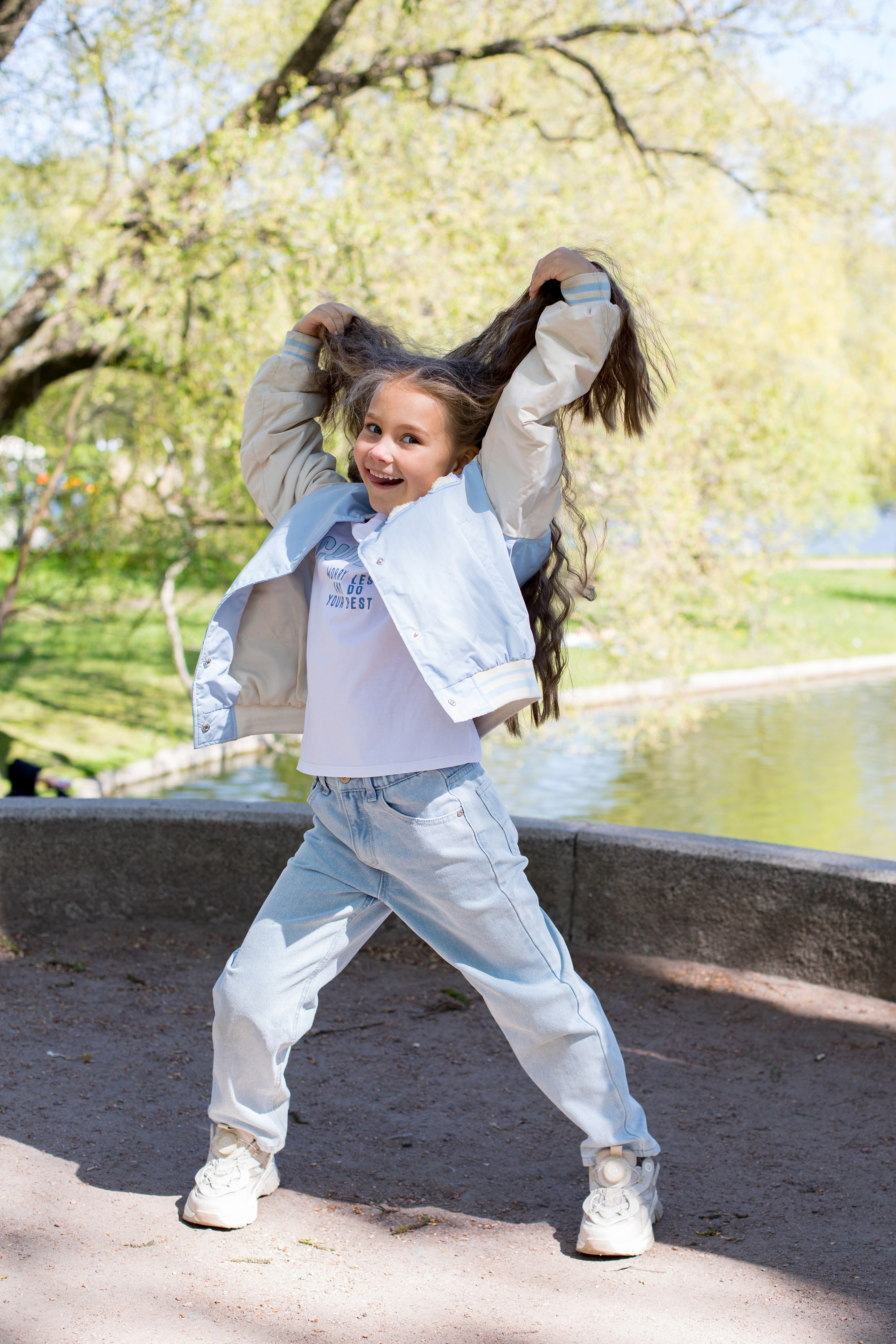 Фотосессия мамы и дочки в Парке Победы. Детский и контент фотограф Надя Волкова Санкт-Петербург