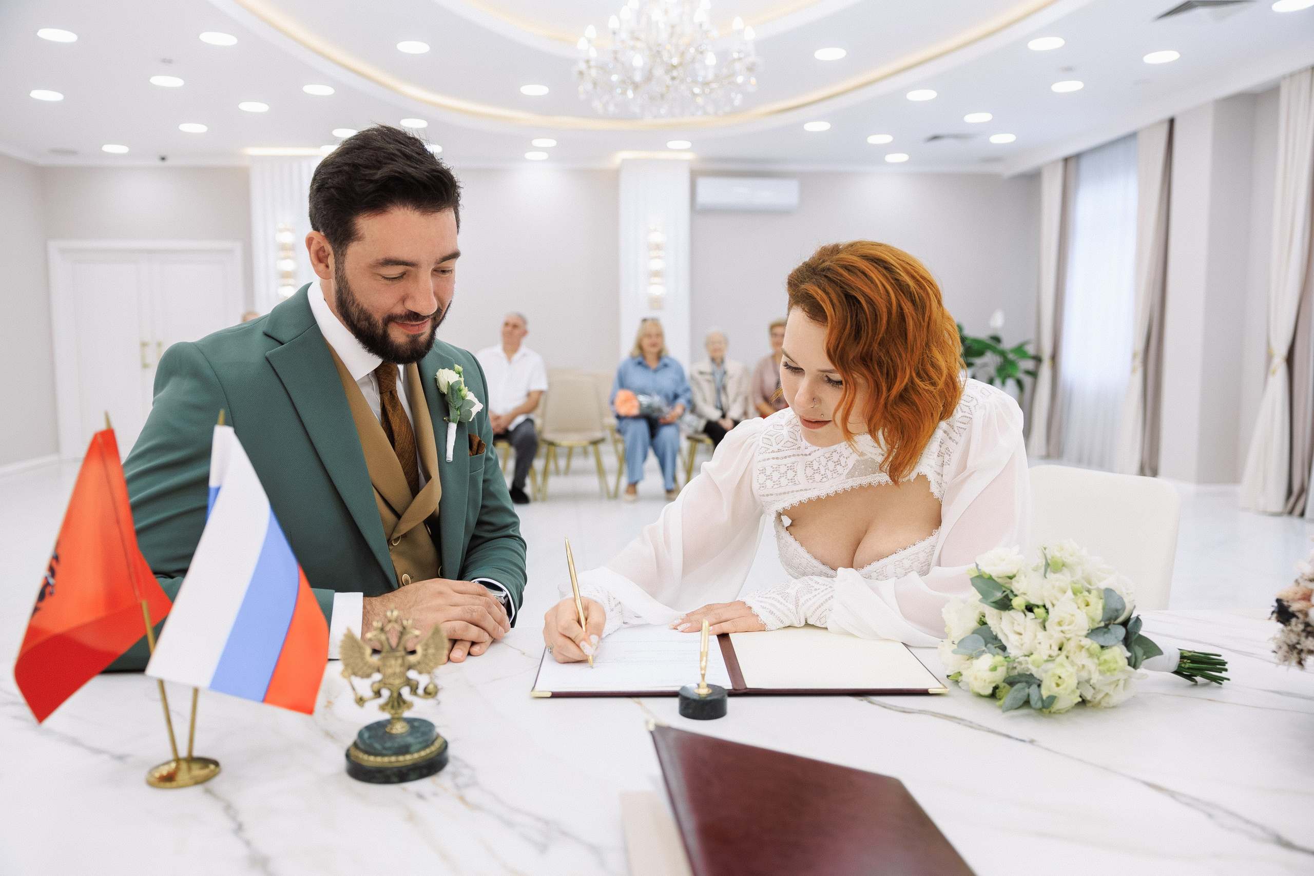 Церемония регистрации брака в Зеленоградском ЗАГСе