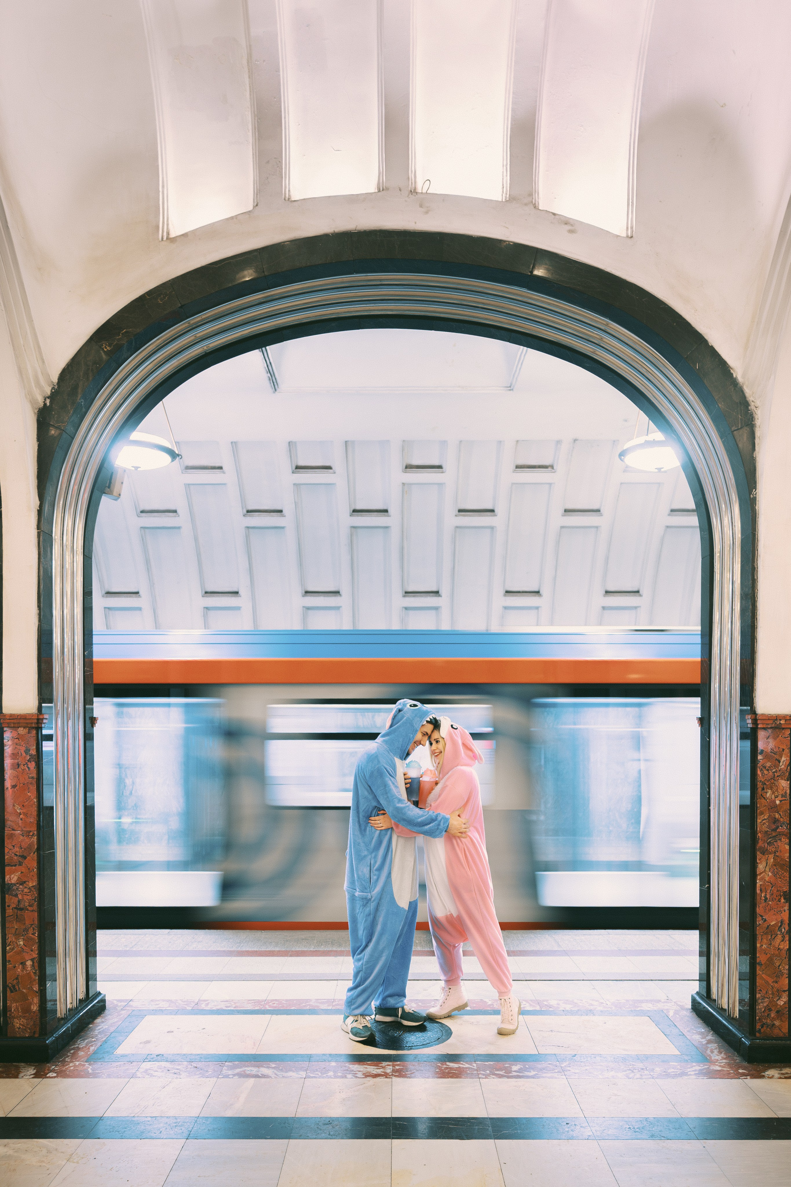 Кигуруми в метро. Фотограф Москва — Павел Михайлов