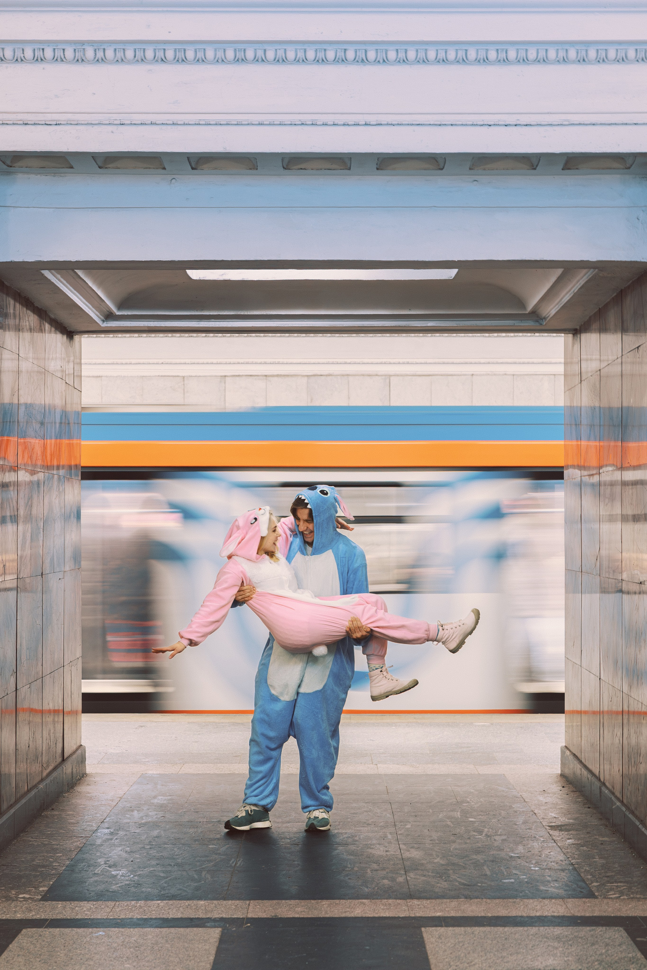 Кигуруми в метро. Фотограф Москва — Павел Михайлов