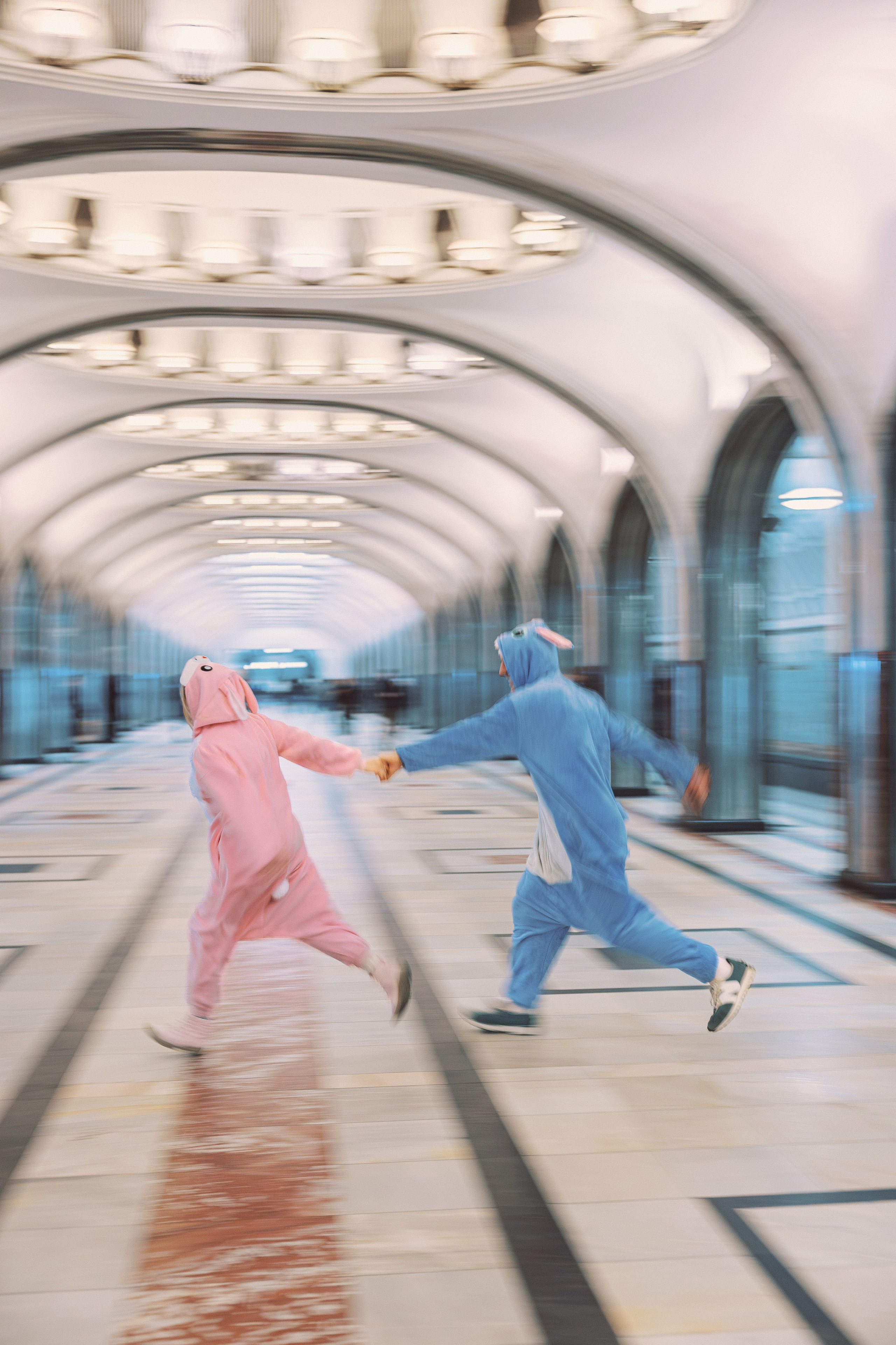 Кигуруми в метро. Фотограф Москва — Павел Михайлов