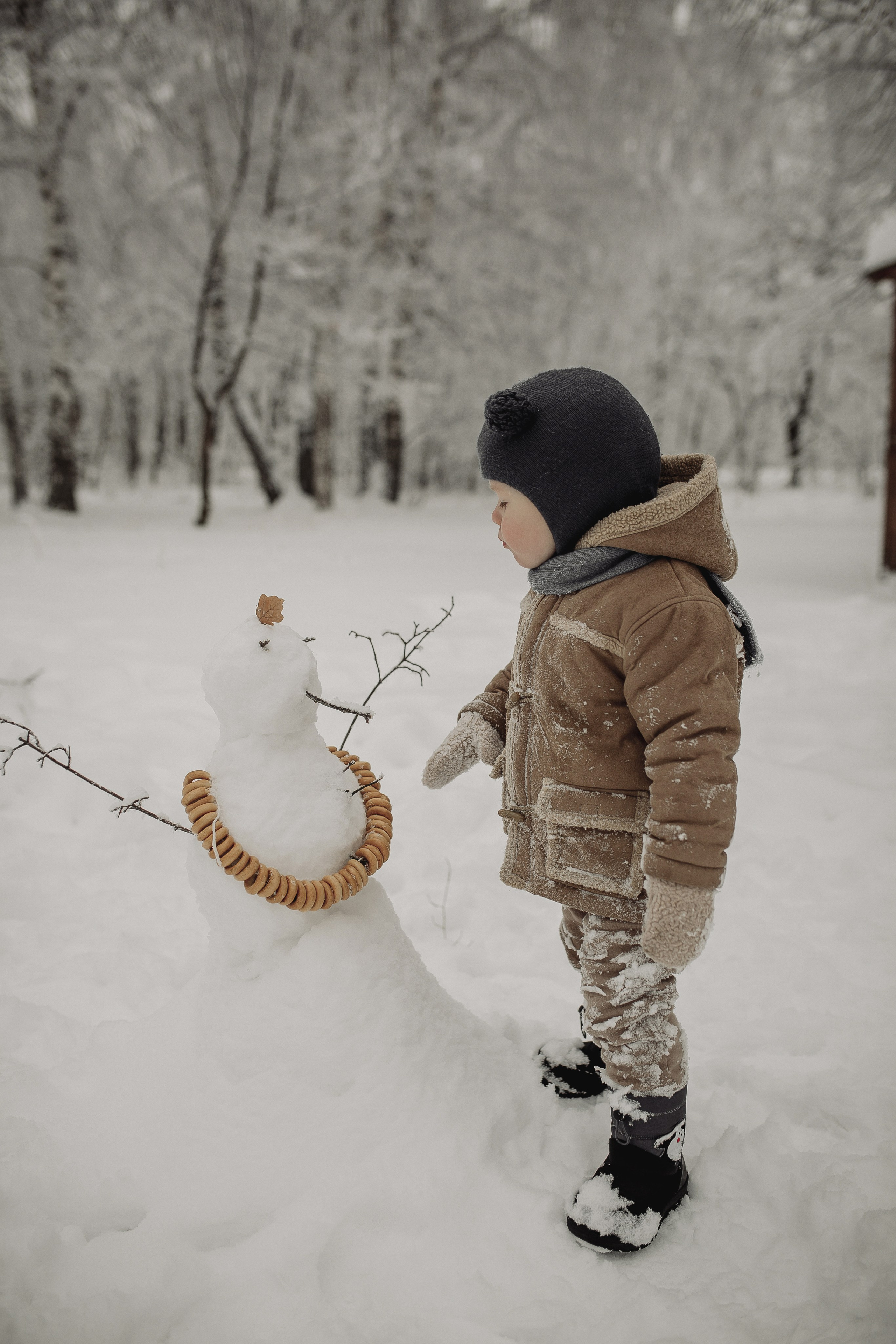 Снежное волшебство Рома, Лиза и Илюша. Семейный и свадебный фотограф в Саратове Катерина Оленская