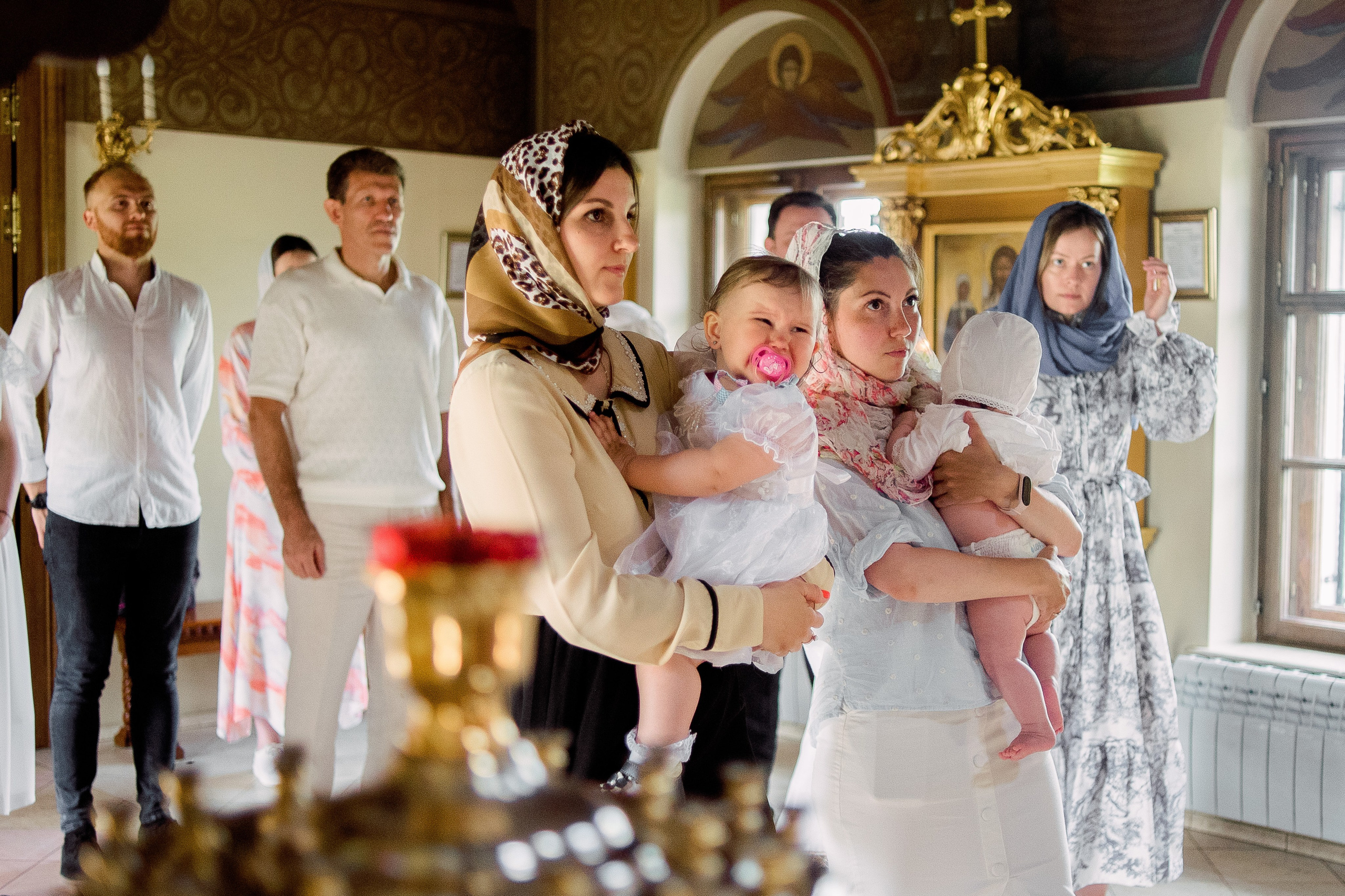 Крещение Ники. Фотограф Юлия Попова