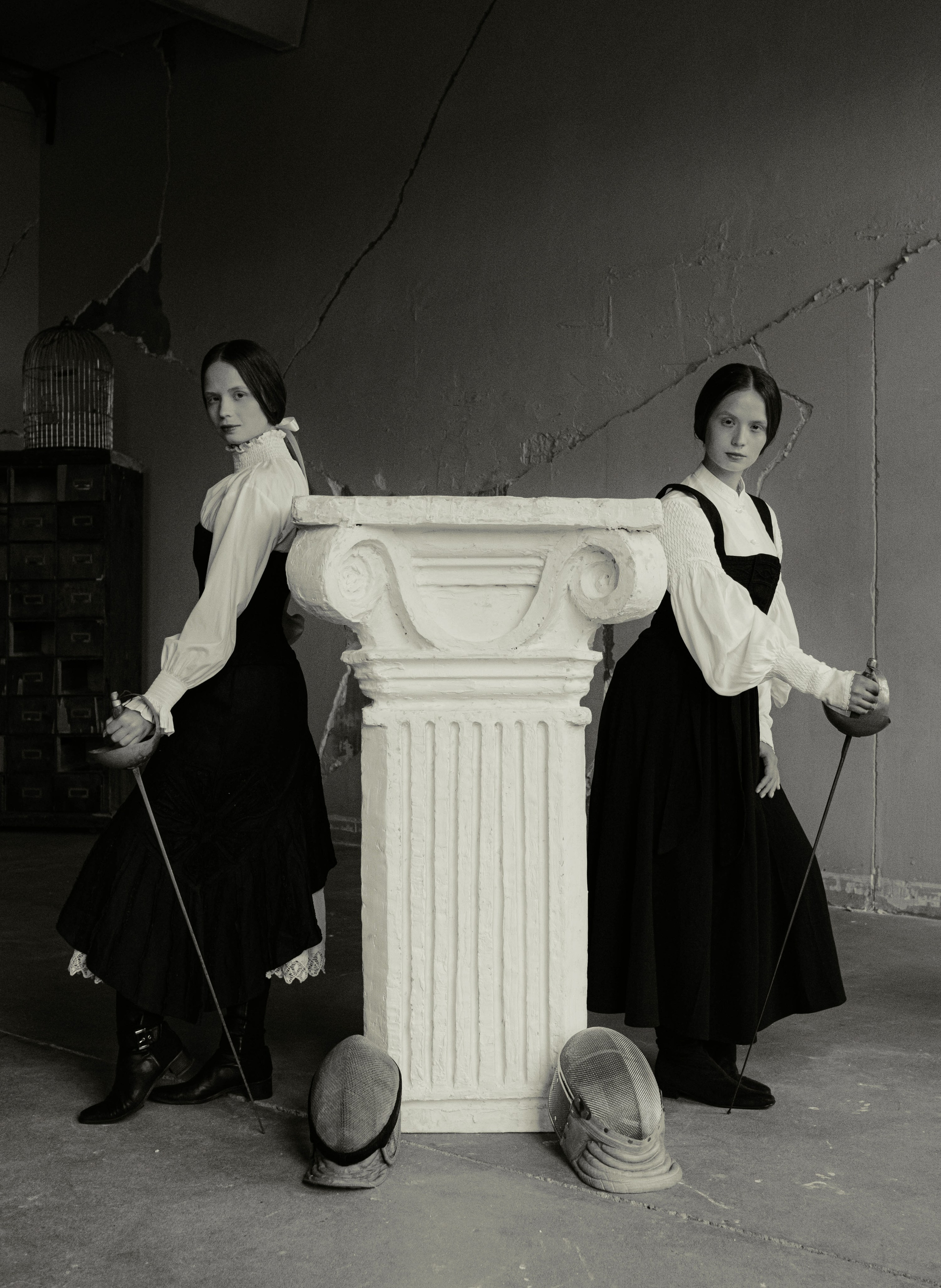 Fencers. Фотограф и Стилист в Санкт-Петербурге Алеся Хомиченок и Игорь Гарин