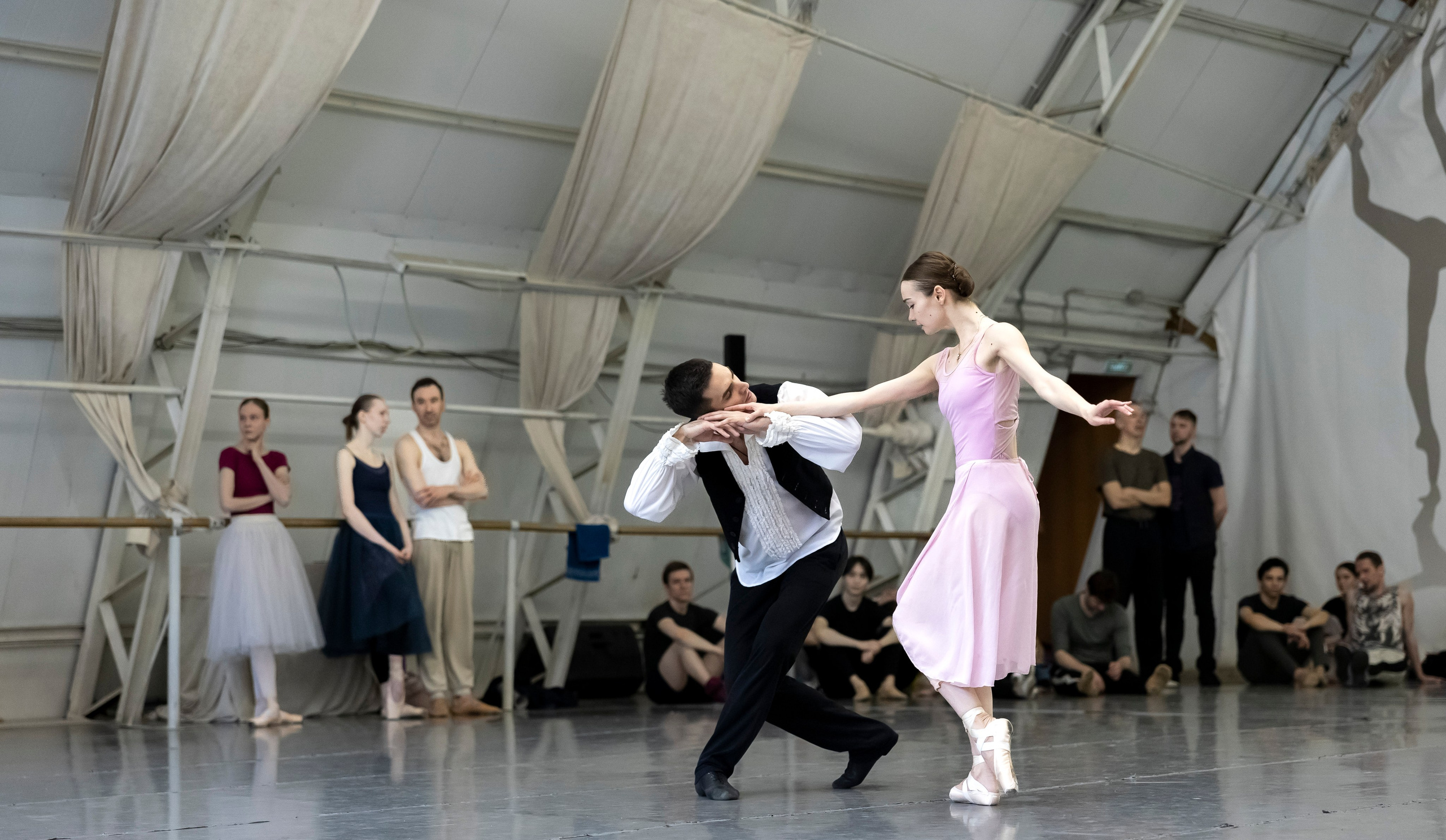 Репетиция балета «Пушкин. Сны после жизни» — театр Касаткиной и Василёва. Балетный фотограф Москва Майоров Николай