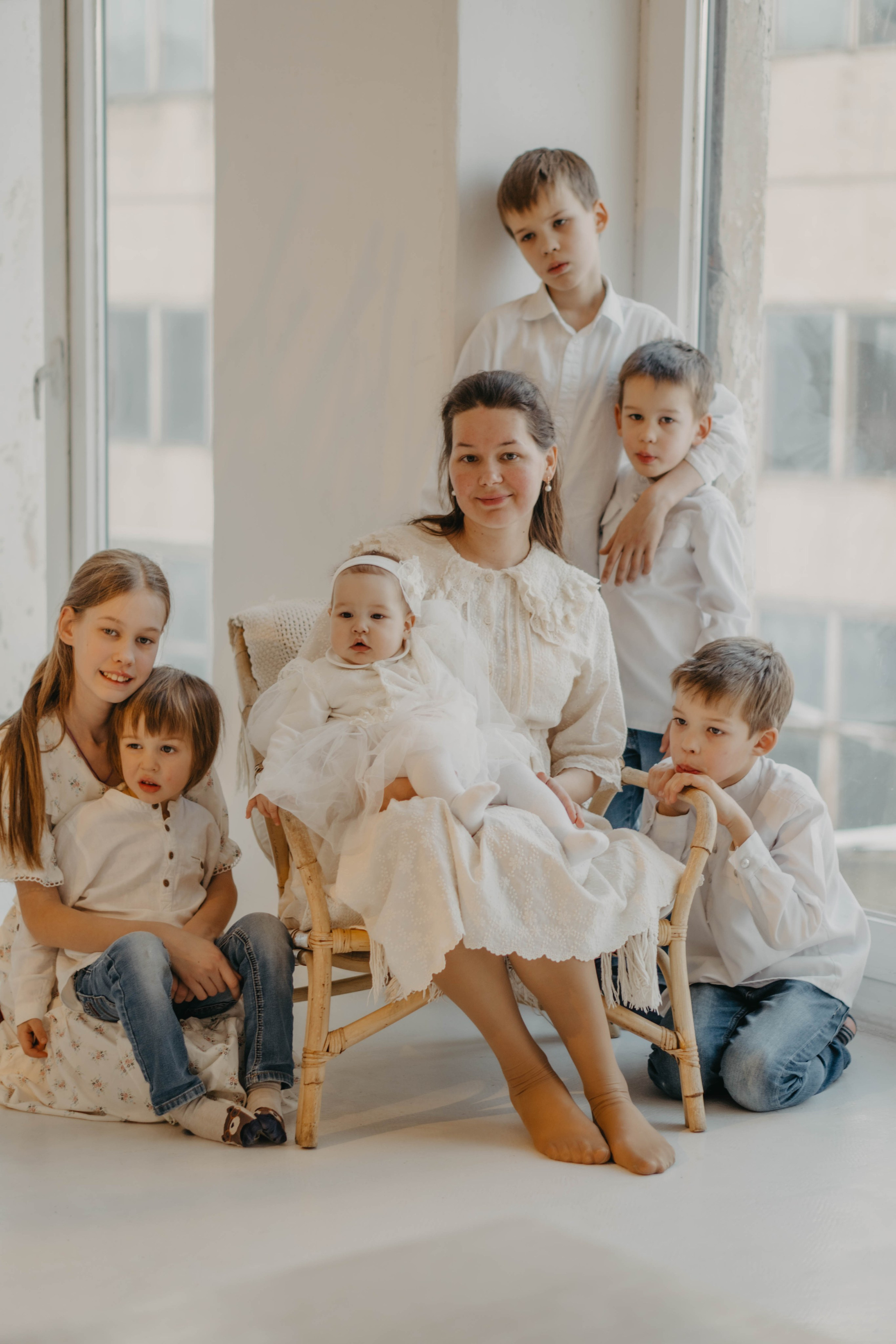 Семейная съемка в студии. Фотограф Москва Валерия Веденина