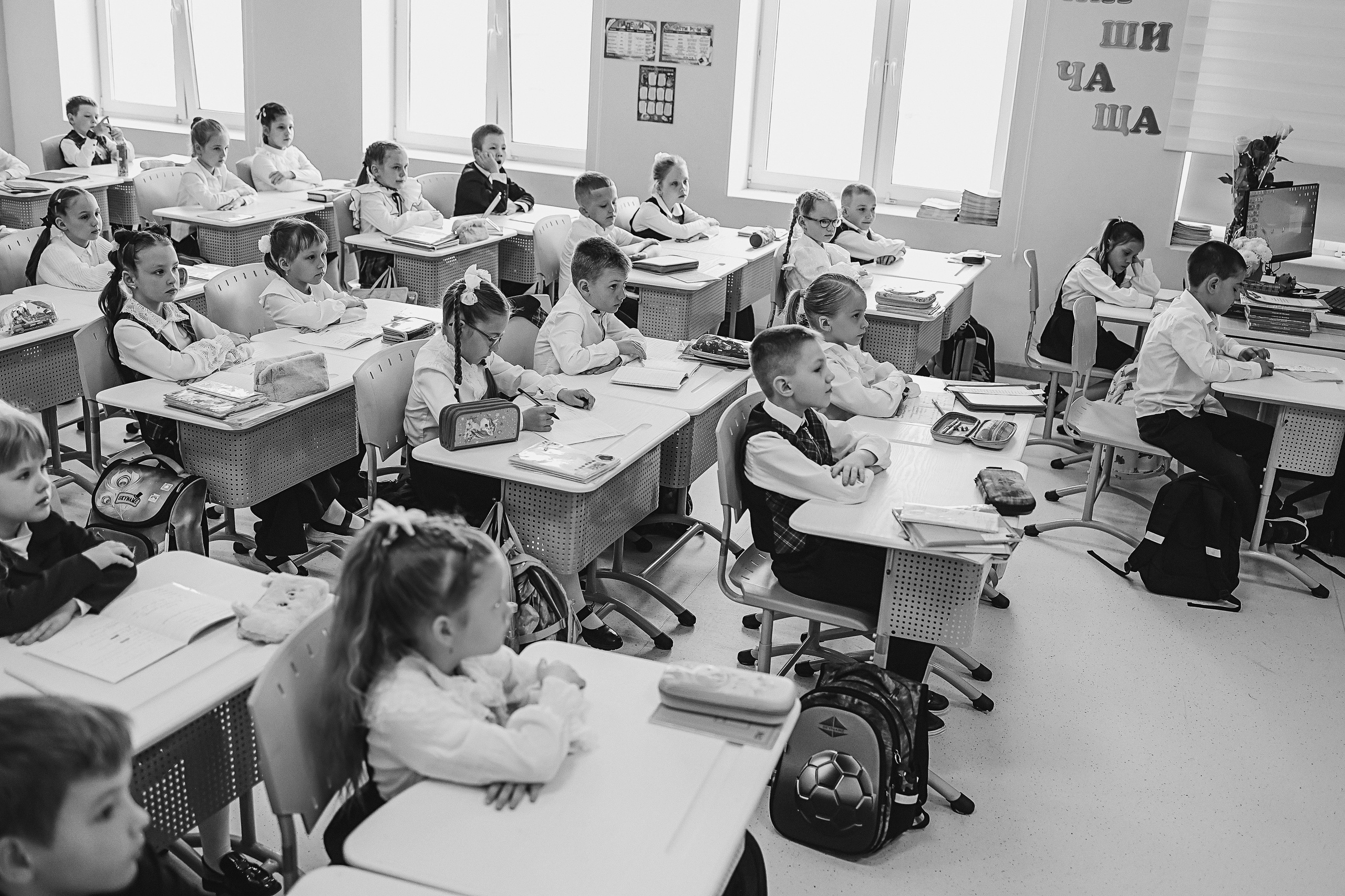 Один день в школе 1 класс. Семейный фотограф Тюмень, фотограф на роды Салмина Мария