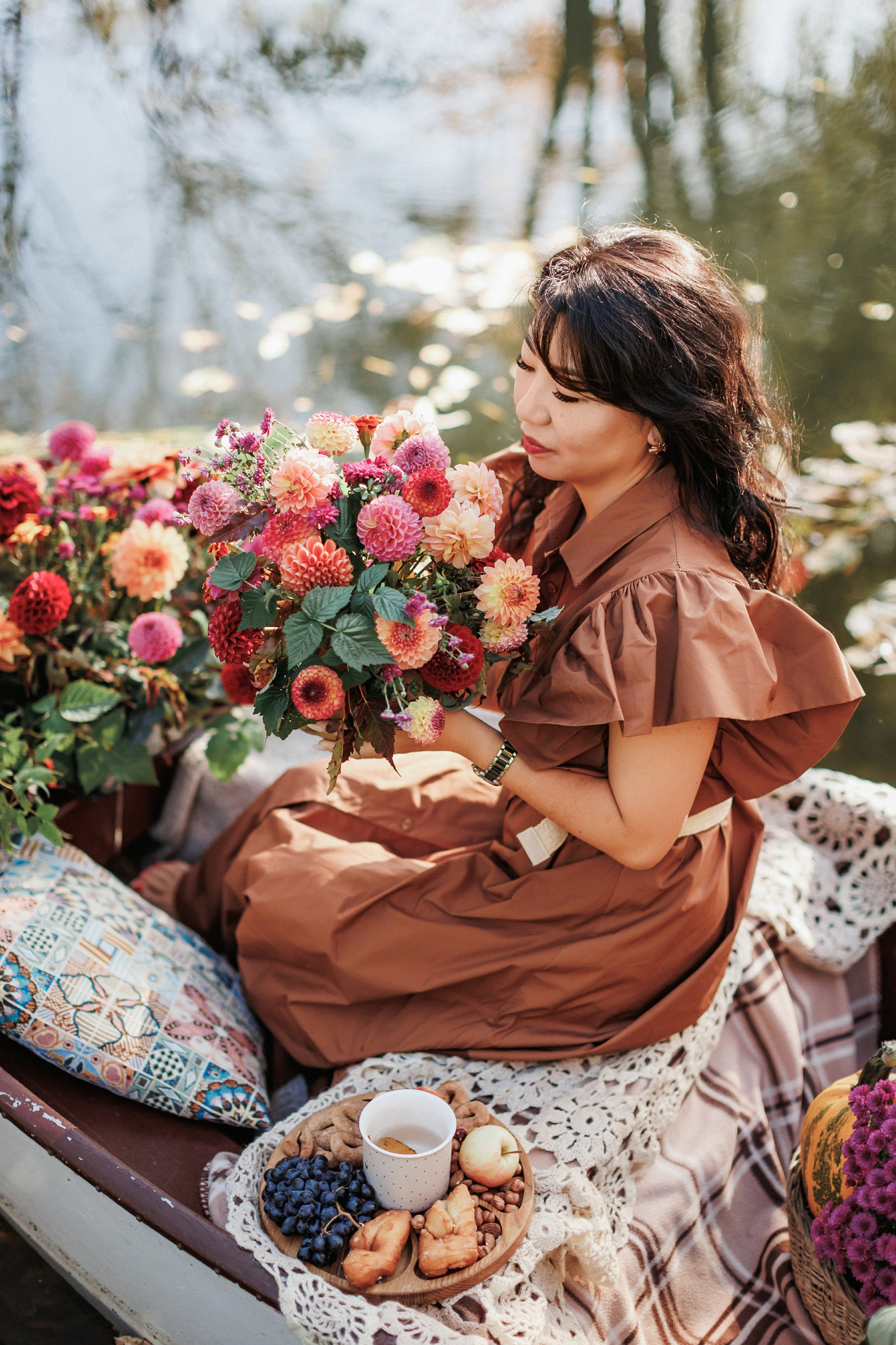 Фотопроект «Лодка в цветах». Свадебный, семейный и детский фотограф в городе Партизанск, Находка