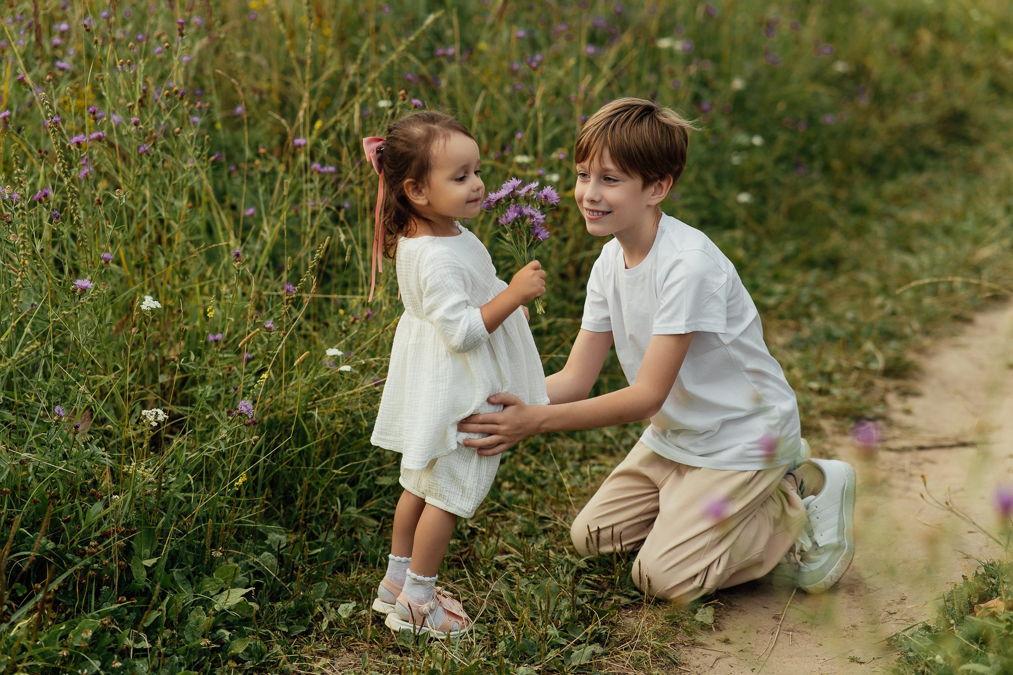 Семейная фотосессия на природе. Свадебный и репортажный фотограф в Ярославле Евгений Сальников
