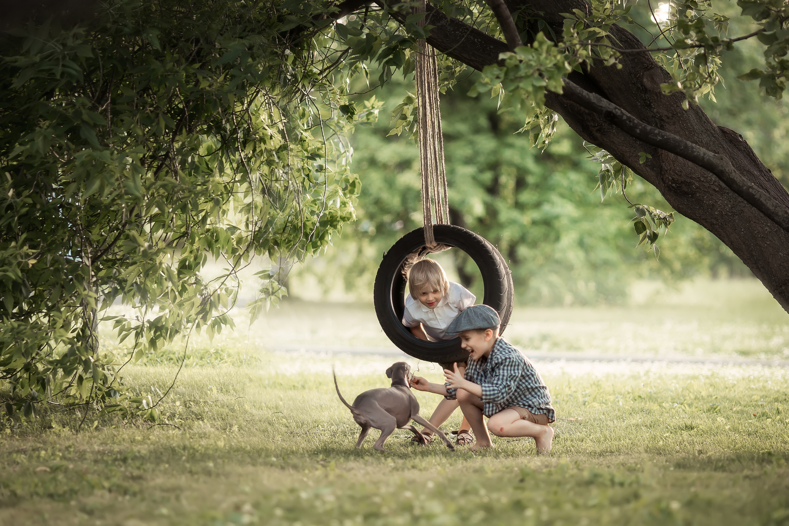 Каникулы в деревне. Семейный фотограф в Москве Марина Петра