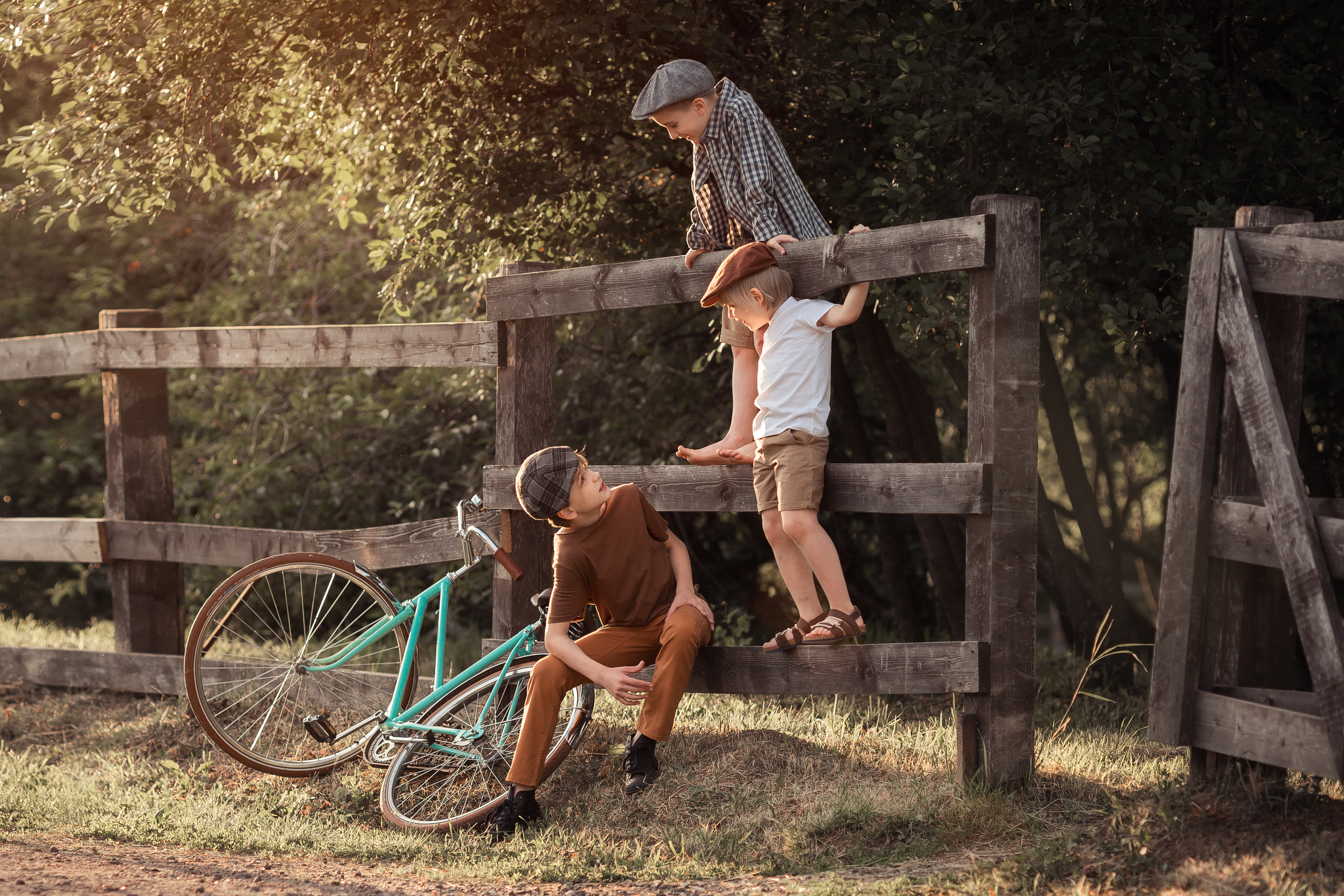 Каникулы в деревне. Семейный фотограф в Москве Марина Петра