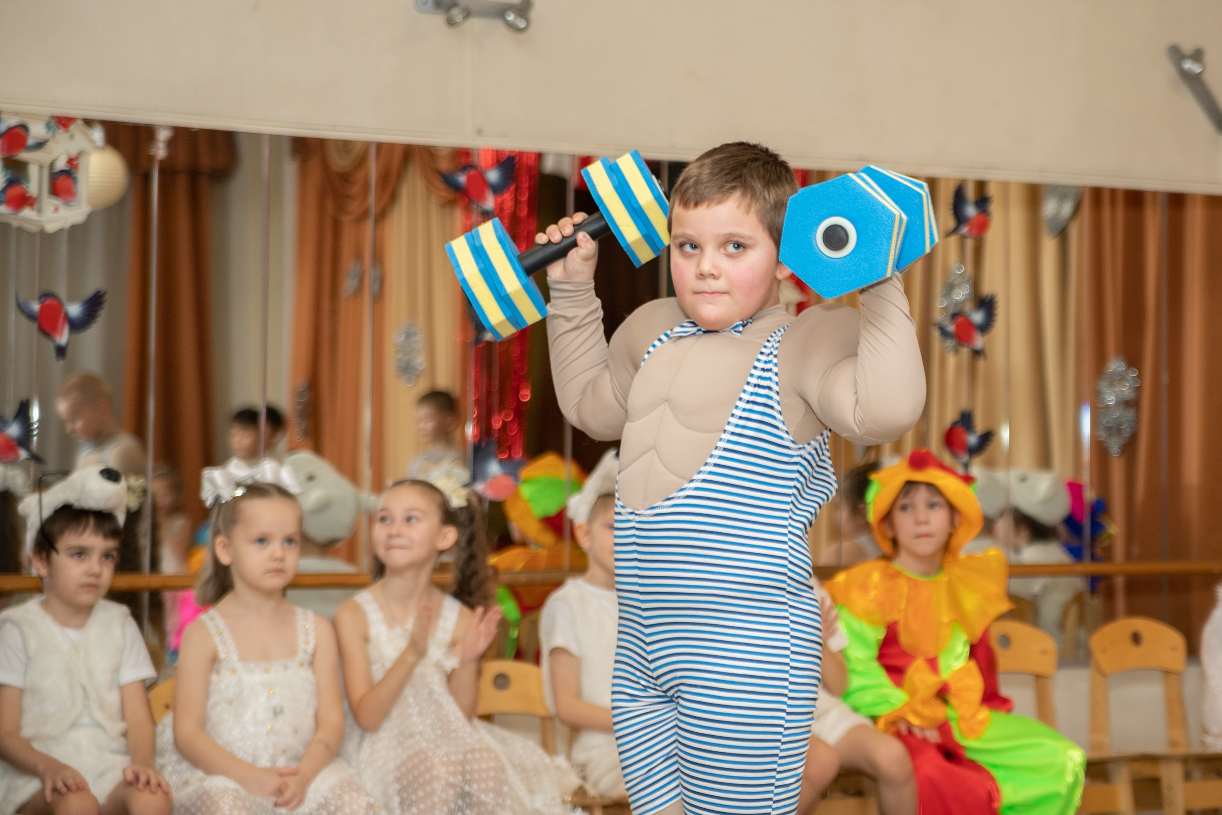 Новогодний утренник в садике. Фотограф-дизайнер, семейный фотограф, фуд-фотограф в Москве и Московской области Лаврова Анна