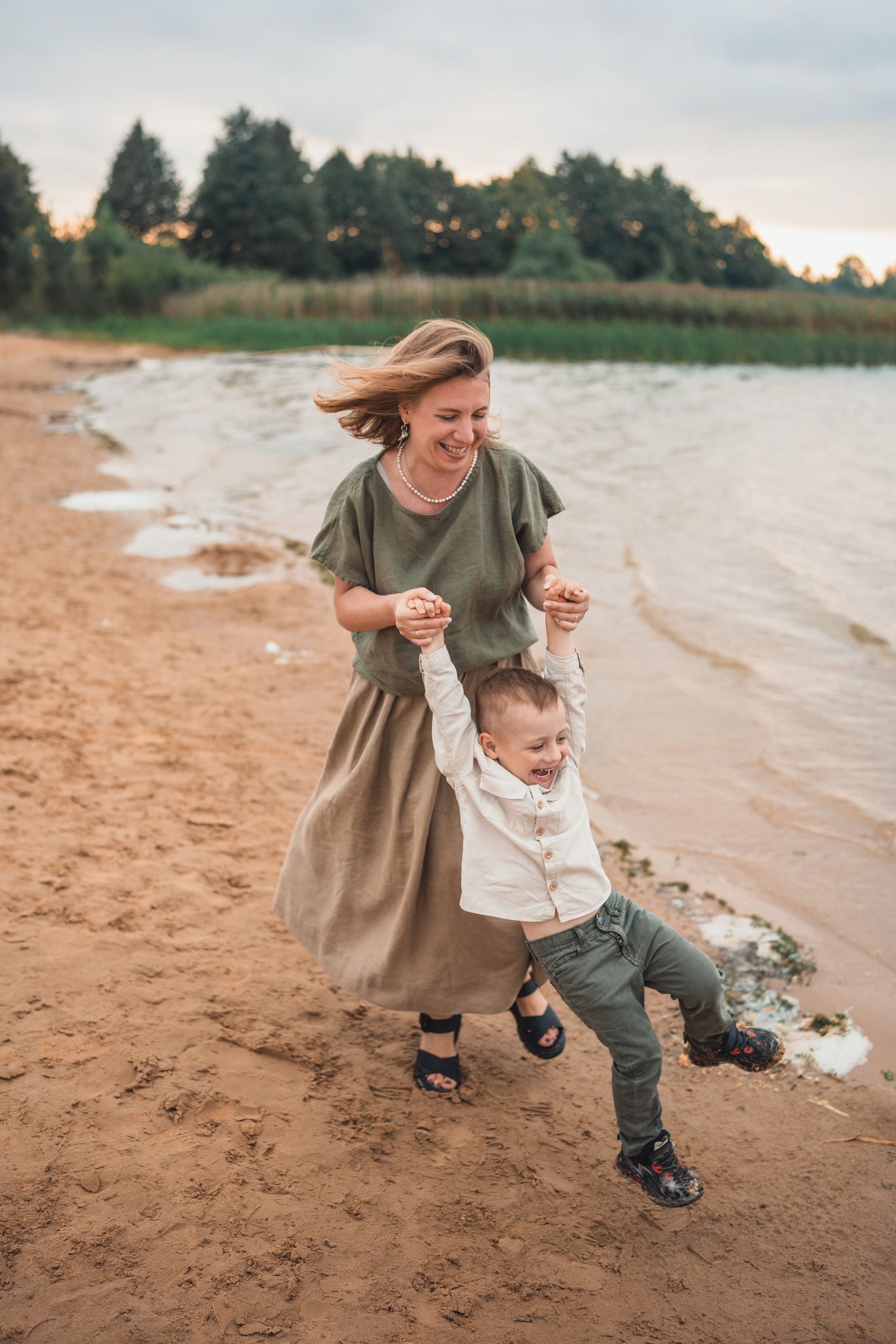 ОЗЕРО. Семья Натальи. Фотограф Марта Козел. Гродно, Беларусь