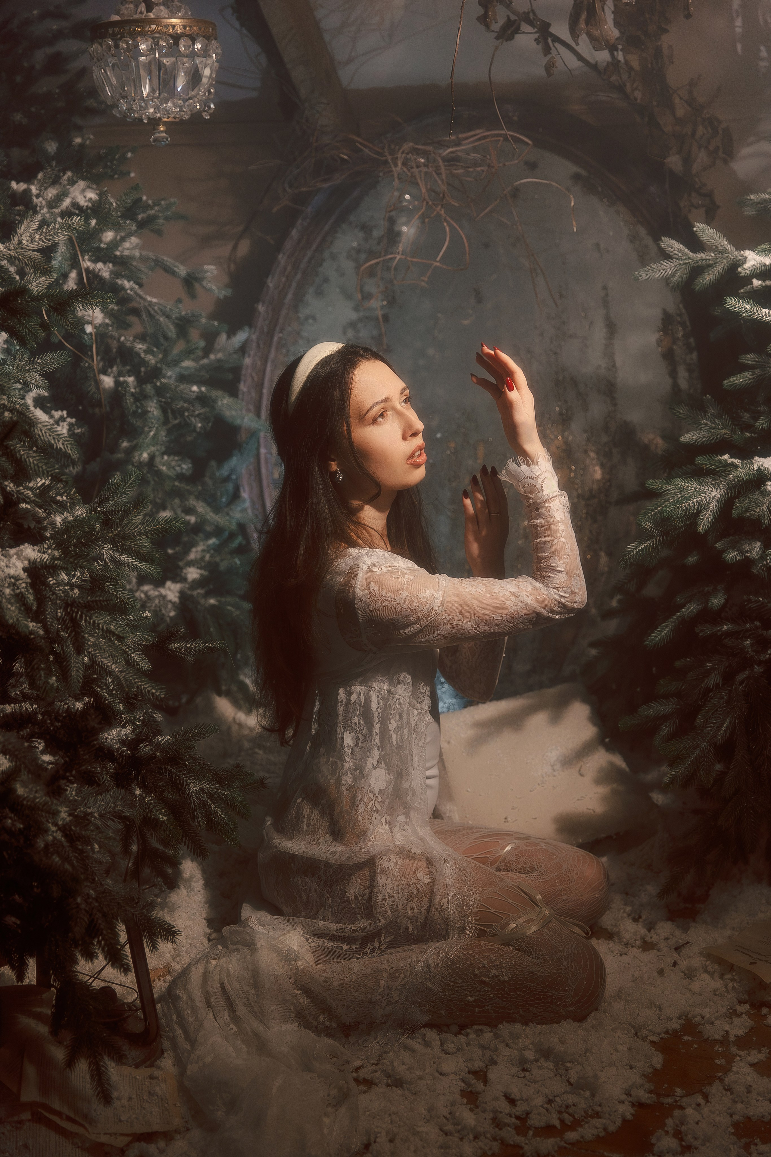 Зимняя сказка на чердаке. Семейный и женский фотограф в Москве Надежда Воробьева