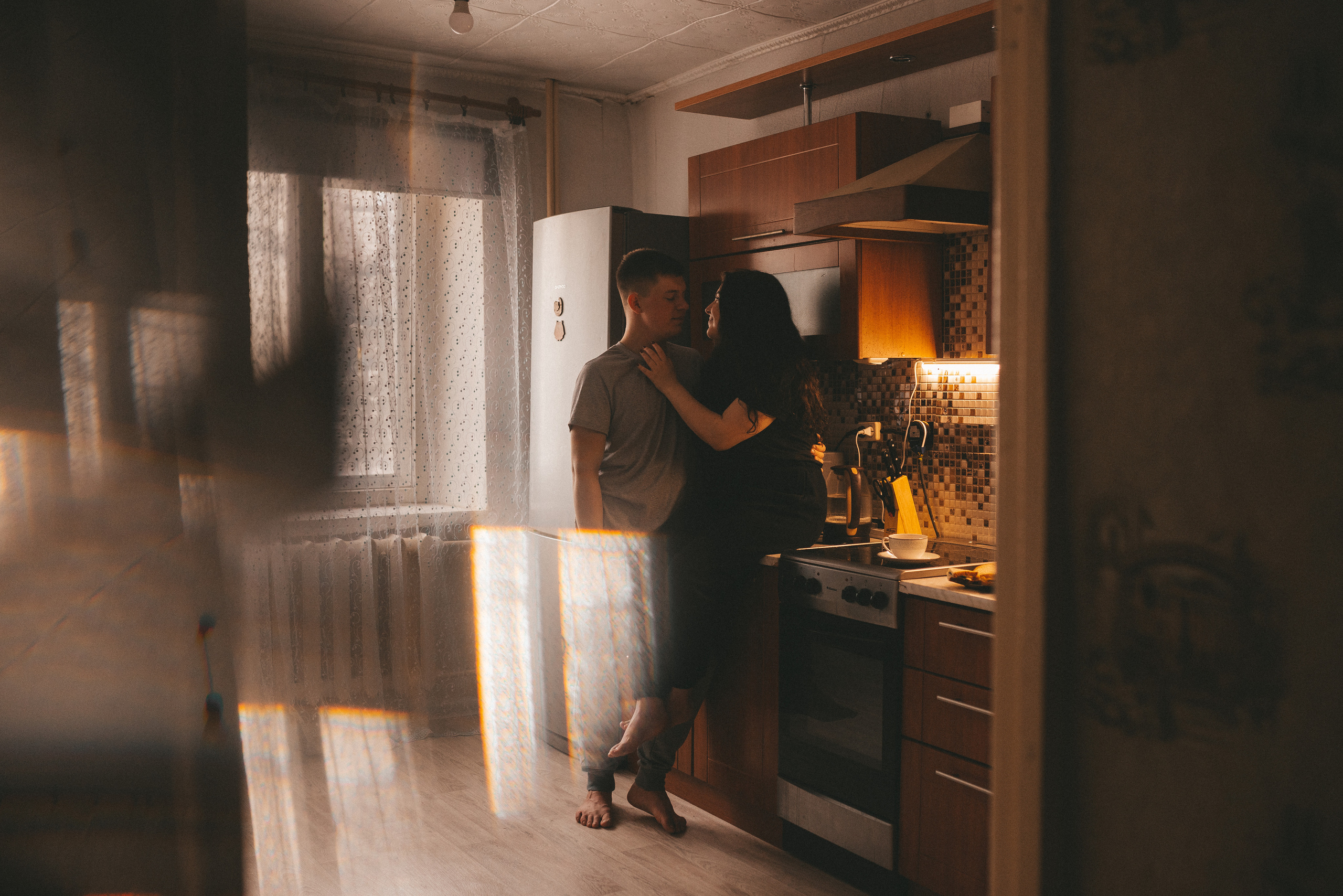 Захар и Лариса (домашняя история). Семейный, свадебный фотограф в Чите Екатерина Мельникова