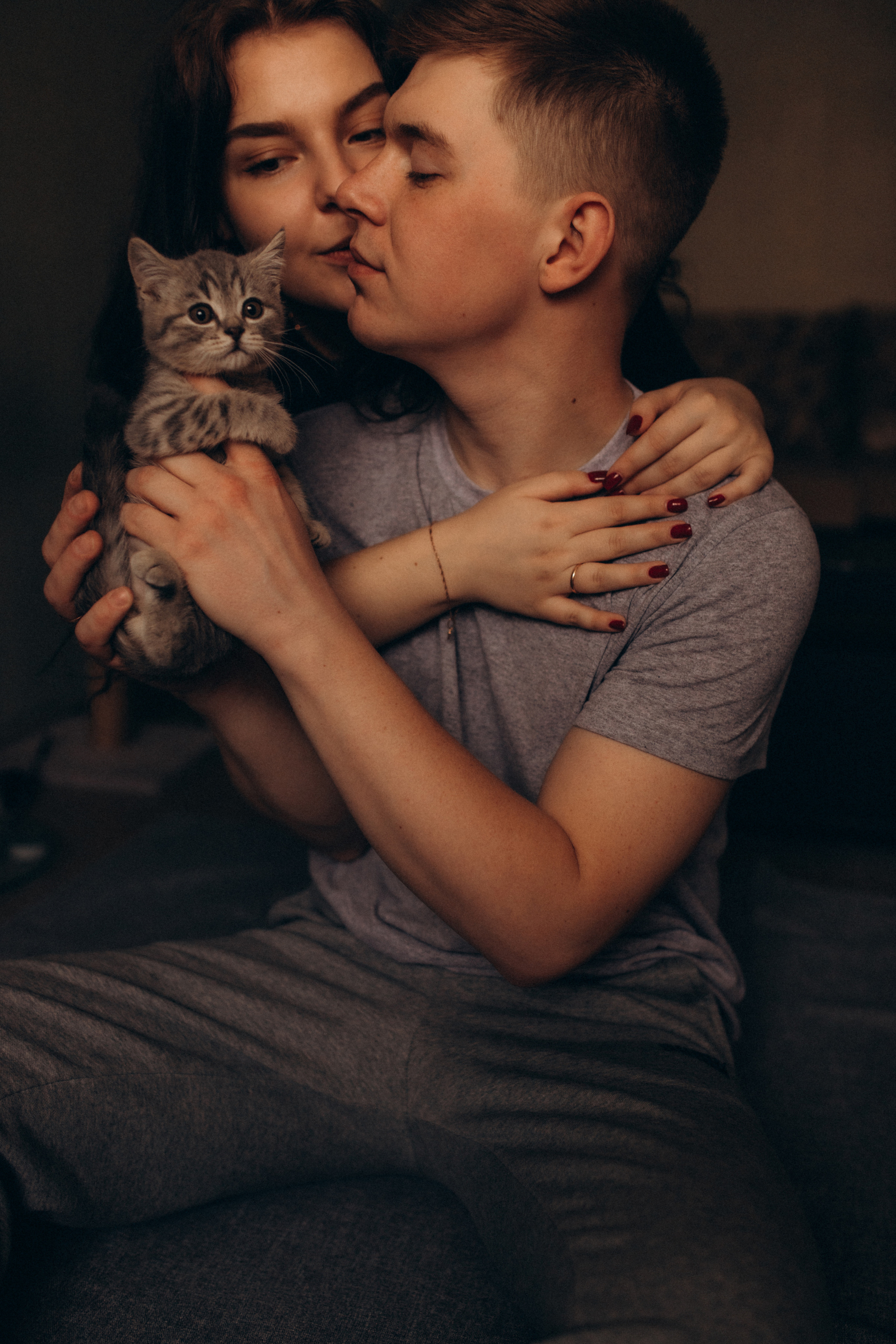 Захар и Лариса (домашняя история). Семейный, свадебный фотограф в Чите Екатерина Мельникова