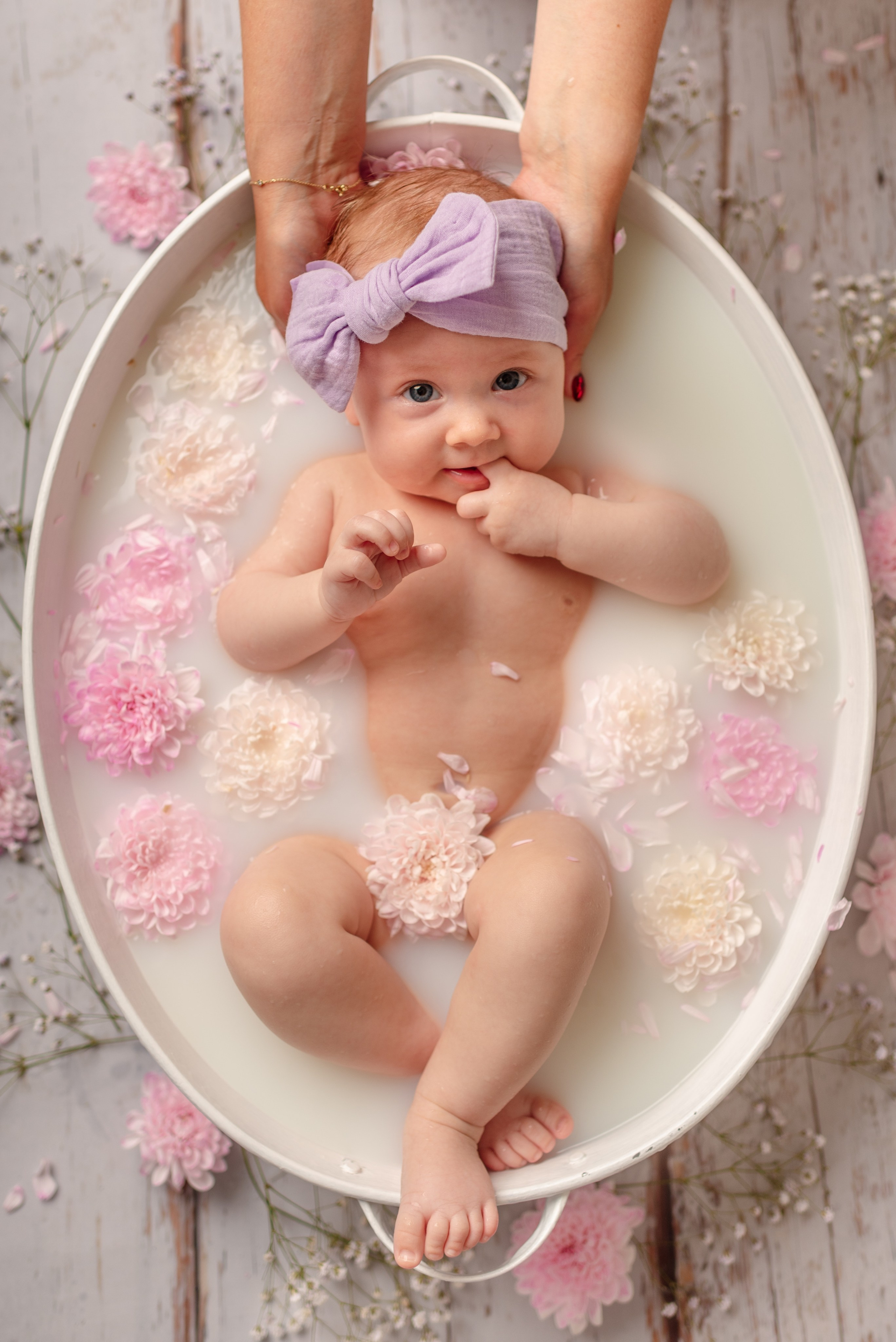 Молочные ванночки. Детский фотограф Ольга Жубрина