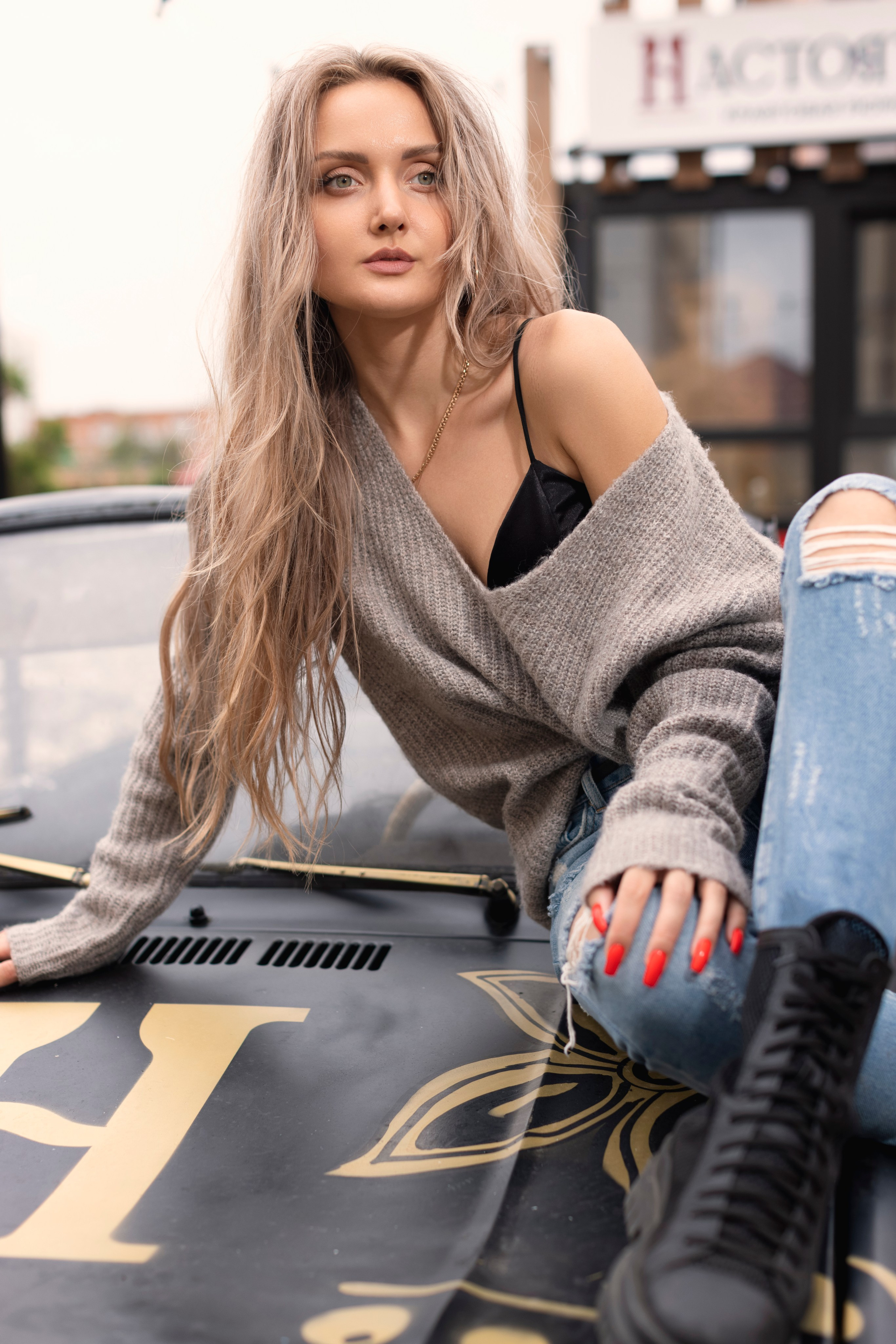 Оля, прогулочная фотосессия девушки в Туле, Искра. Фотограф в Туле — Борисов Николай