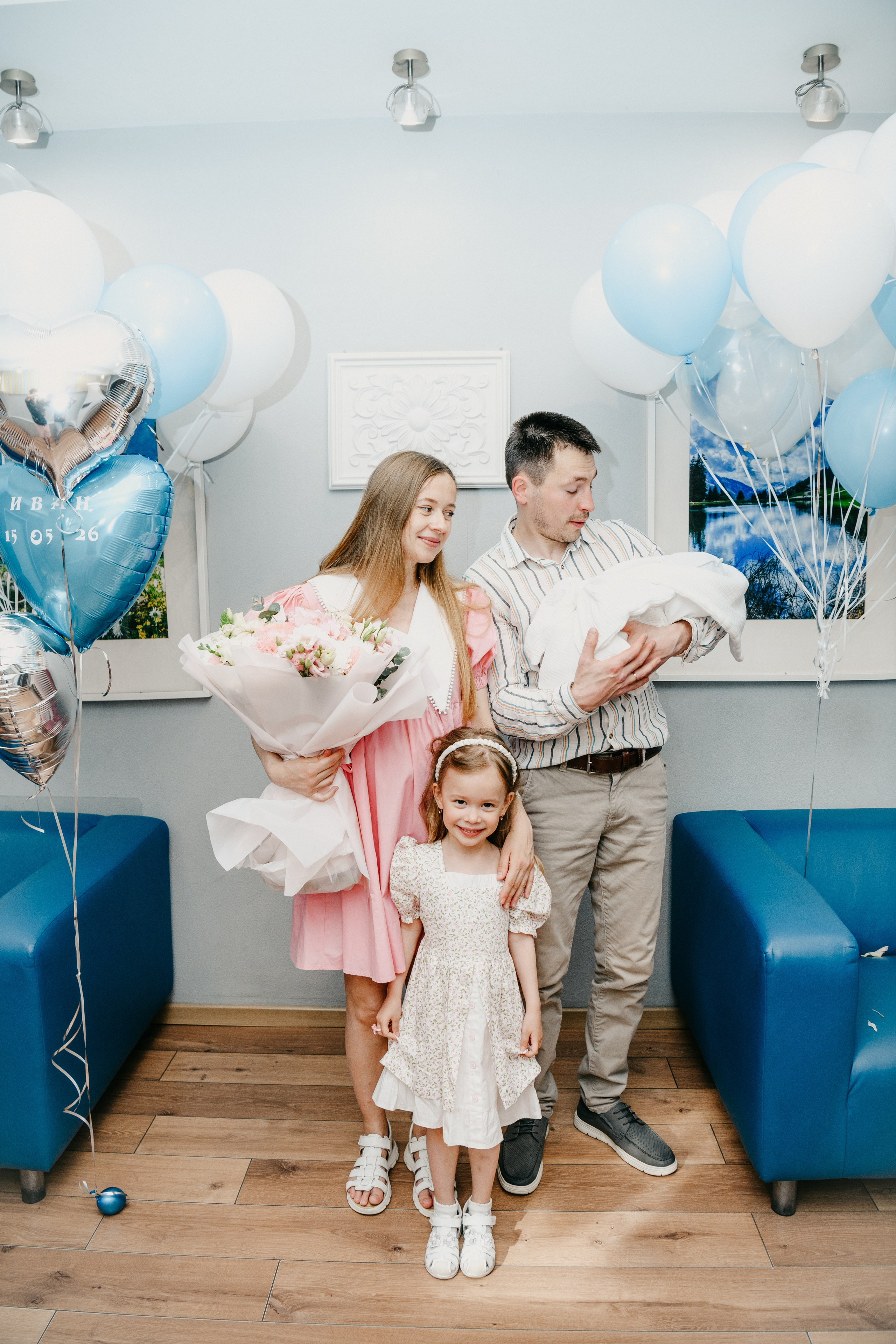 Выписка Ивана. Фотограф на выписку из роддома в Москве и МО