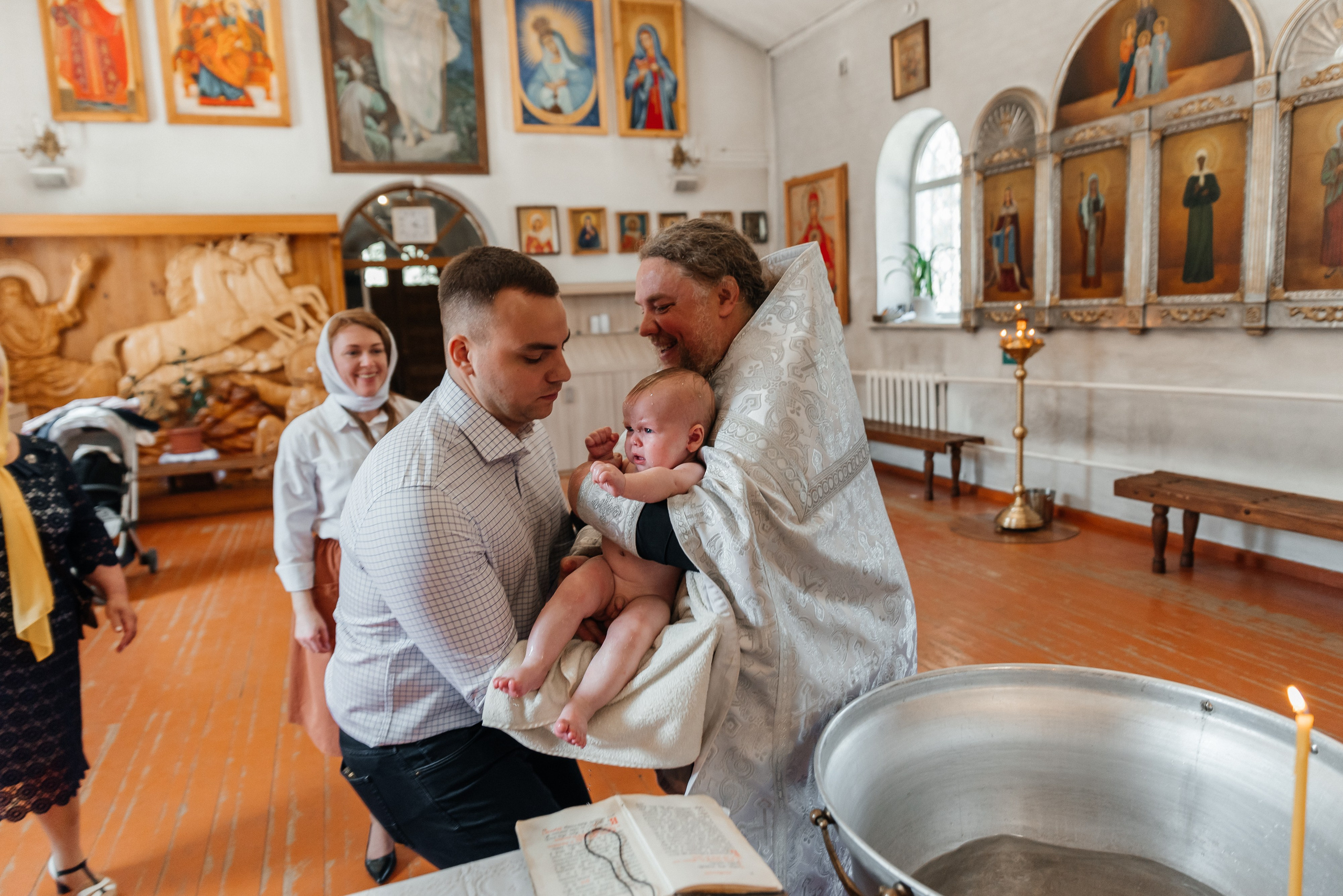 Крещение Тимура. Семейная фото и видеосъёмка. Брянск
