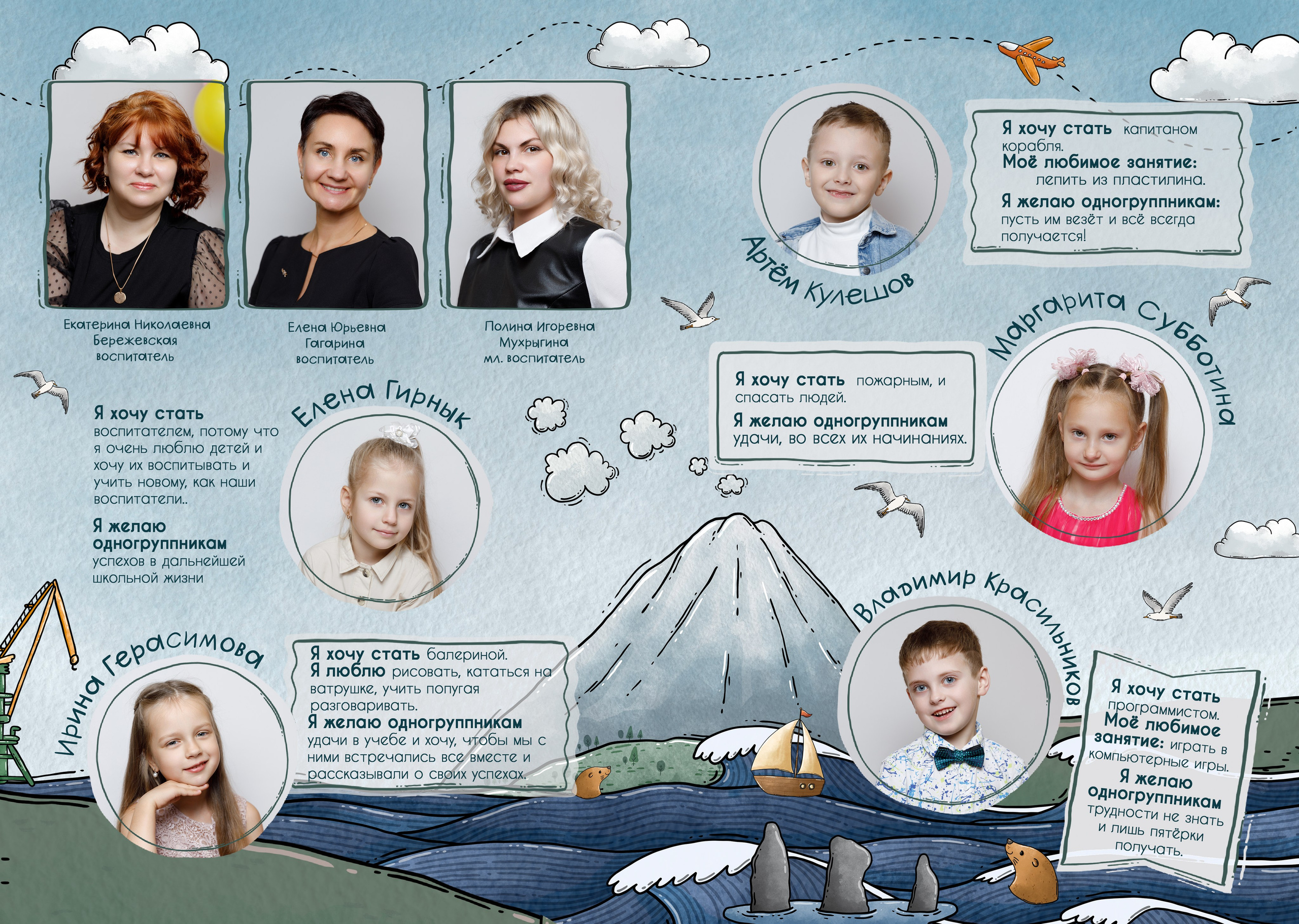 Детские сады. Авето фото. Выпускные альбомы Камчатка