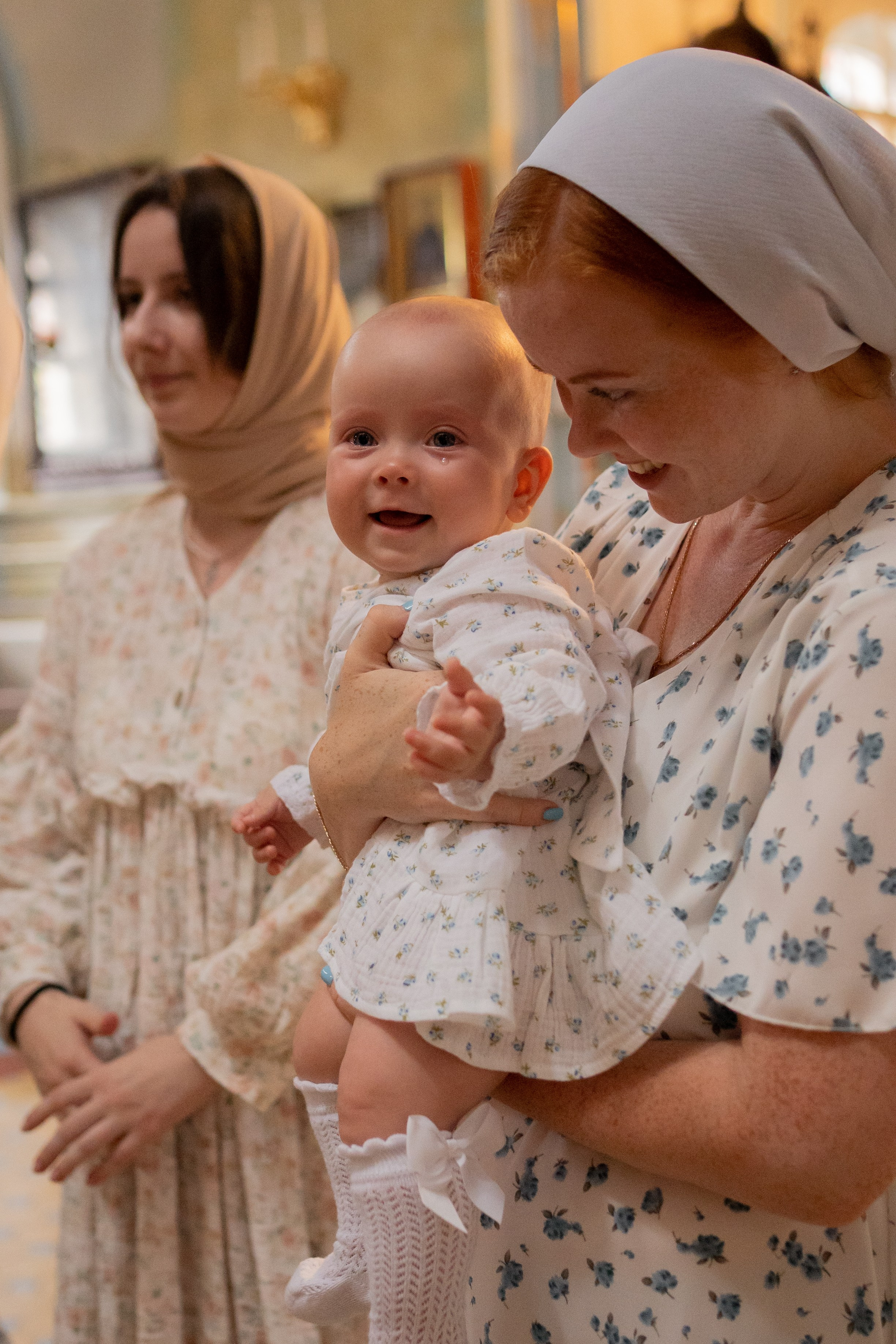 Крещение Анечки. Фотограф грудного вскармливания в Москве Екатерина