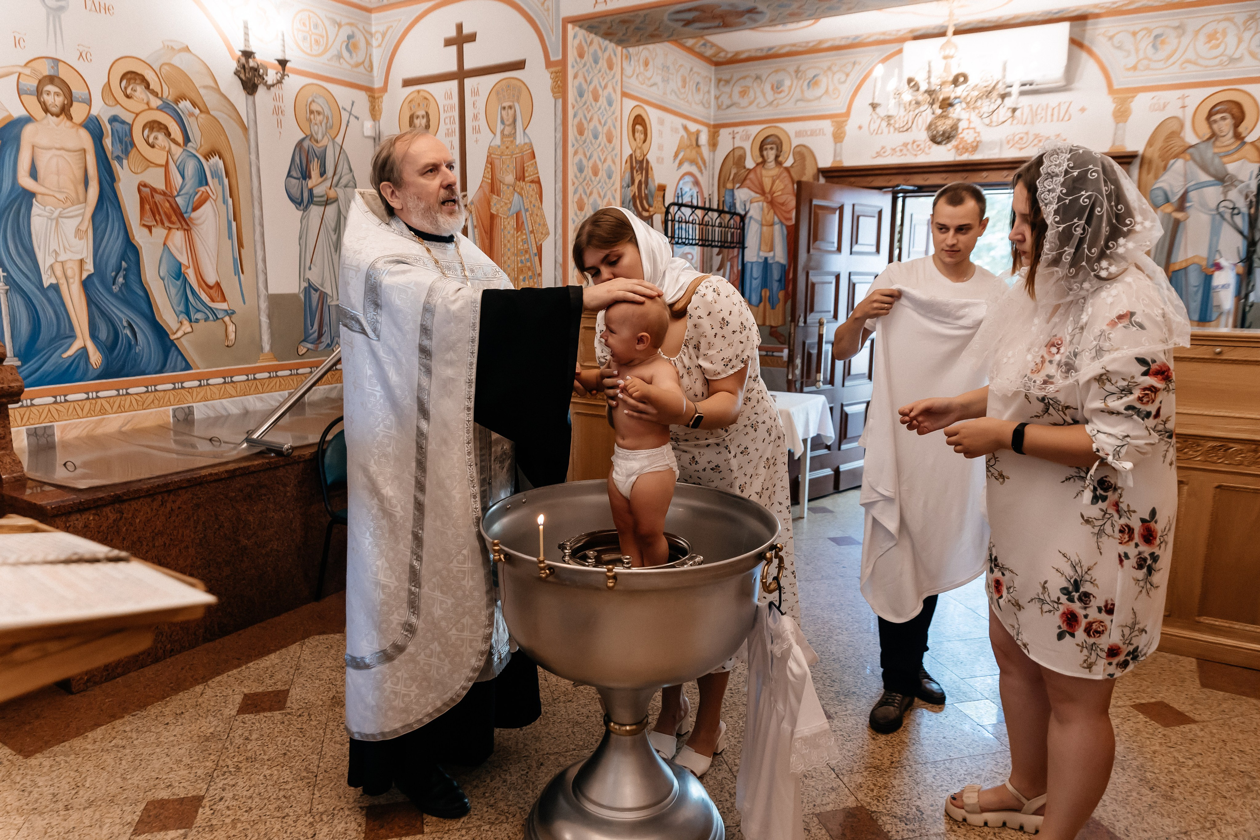 Крещение Юли. Семейный фотограф Минск Усова Ольга