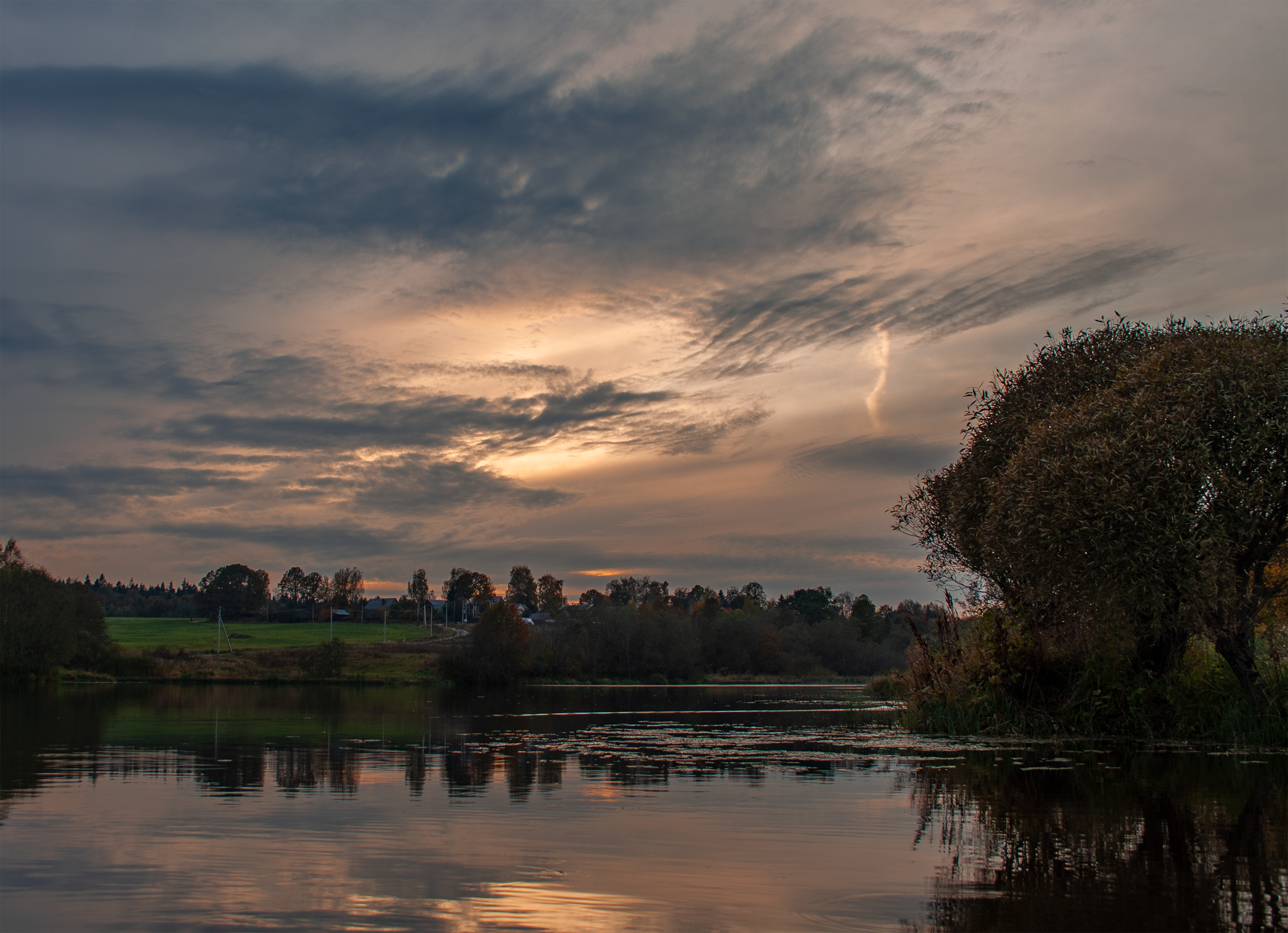 Закат над Мурановским прудом. Фото Влад в походе