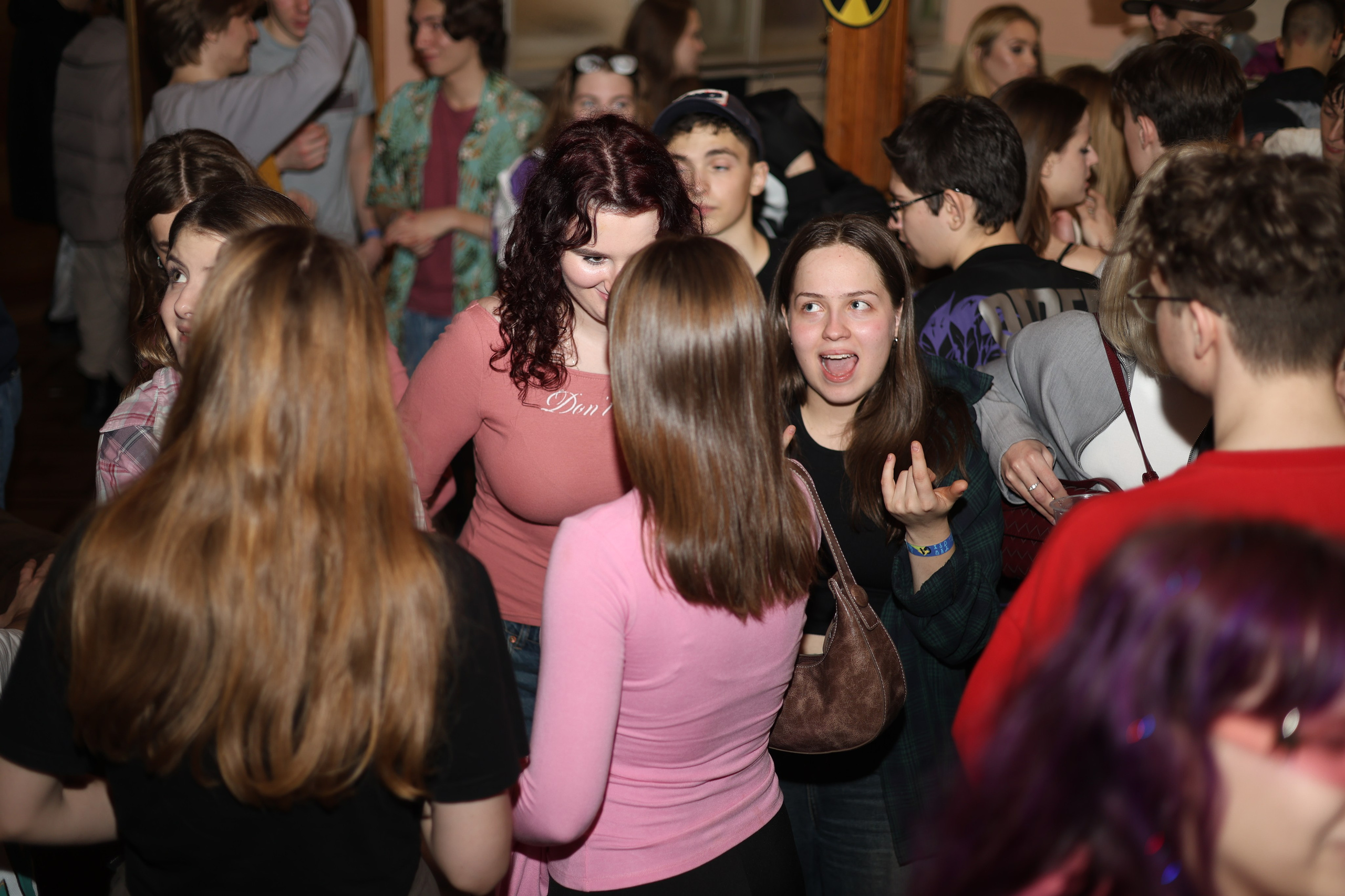 Student american-style party. Mintonov's Film Studio