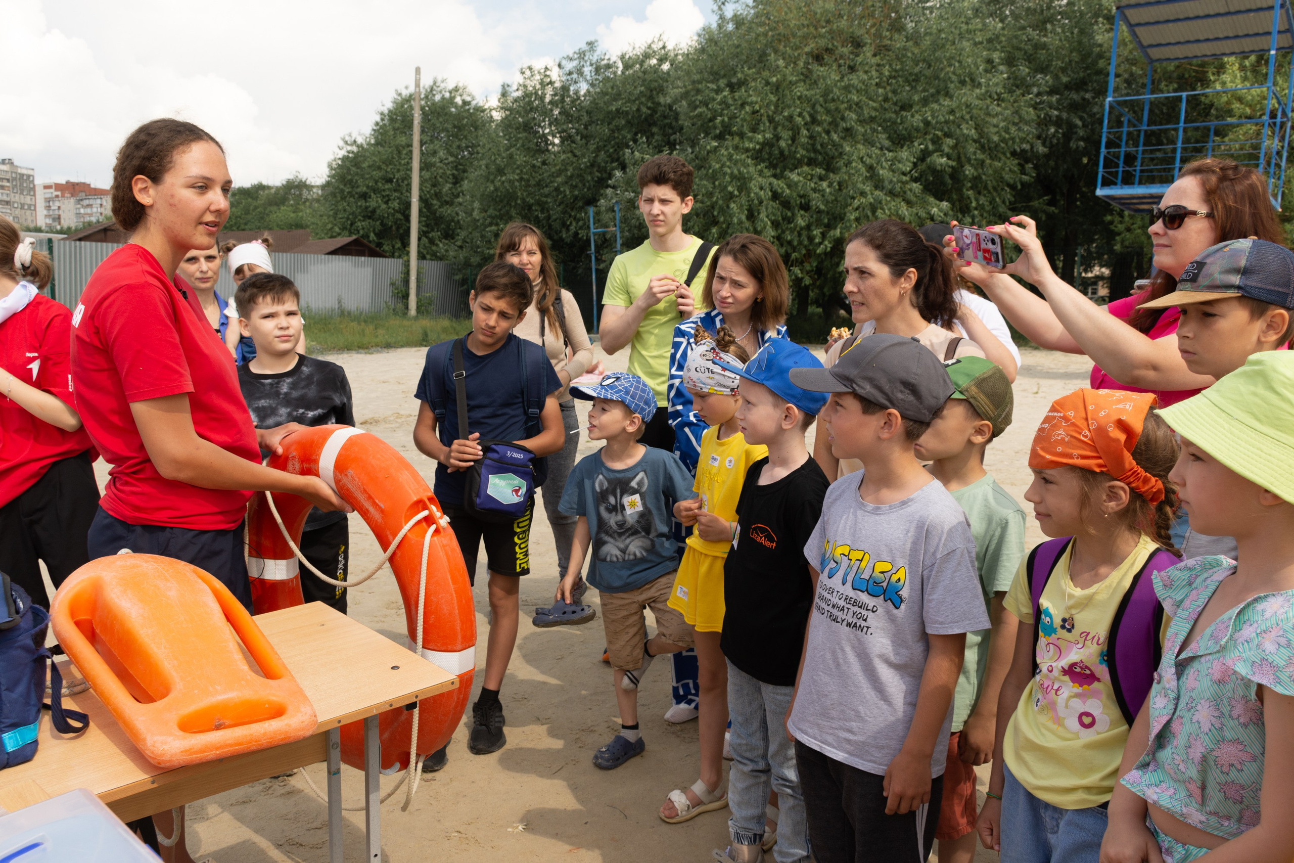 Урок по безопасности на воде (полный альбом). Фотограф Максим Буряк