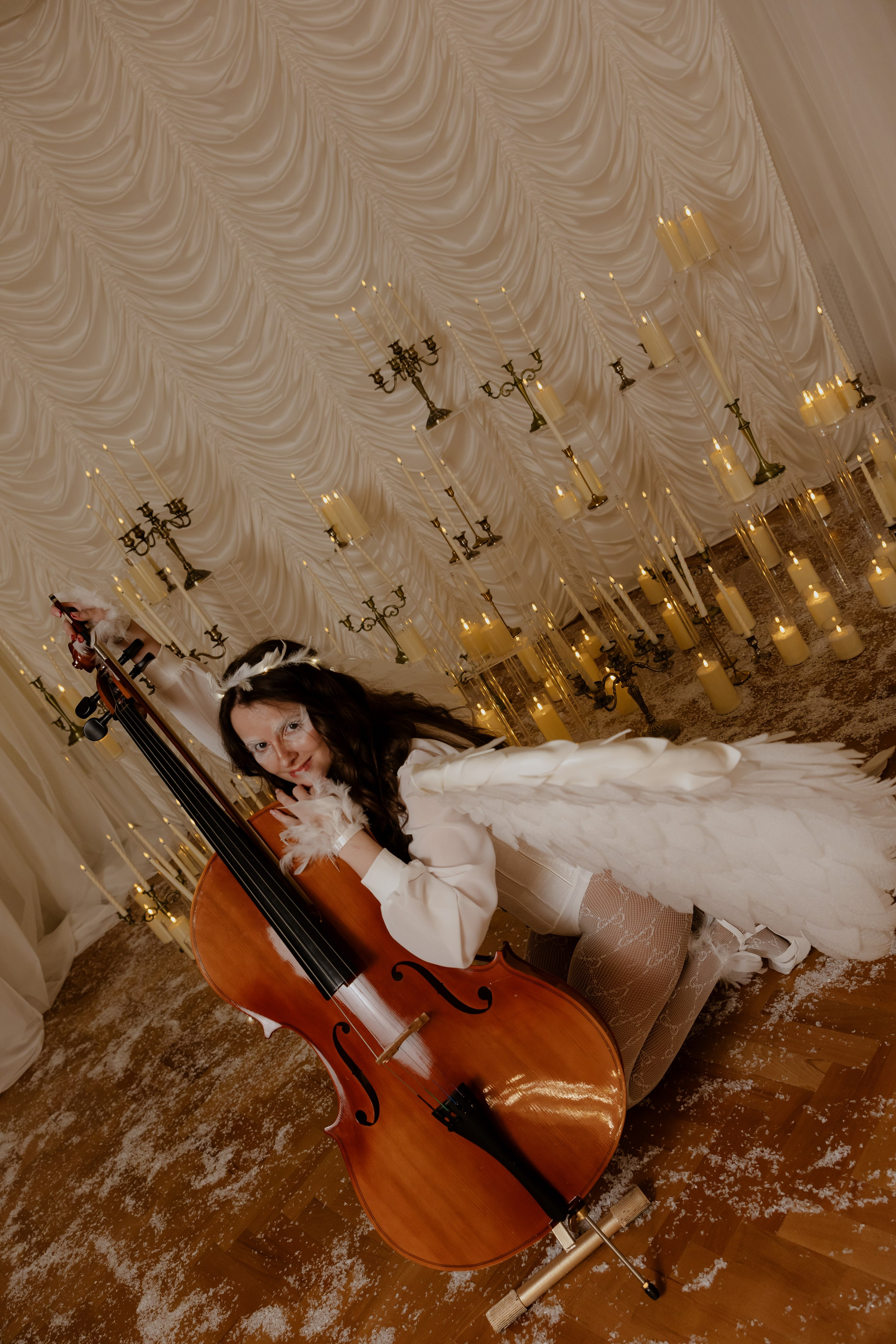 Фотосессия с крыльями ангела. Фотограф в Новосибирске Екатерина Васильева