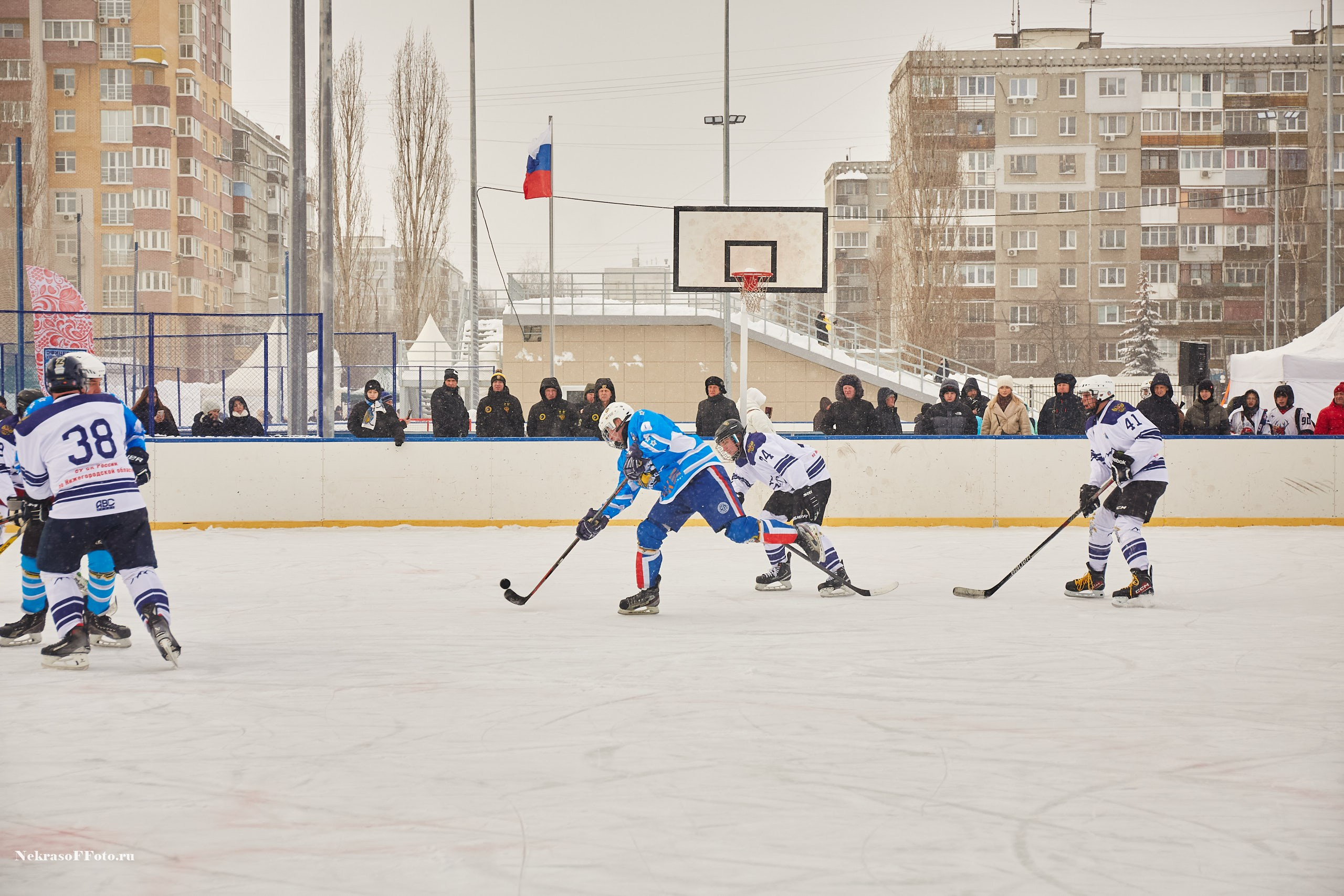 Турнир по хоккею «Русская классика» в рамках Офицерской хоккейной лиги. Спортивный фотограф Некрасов Денис