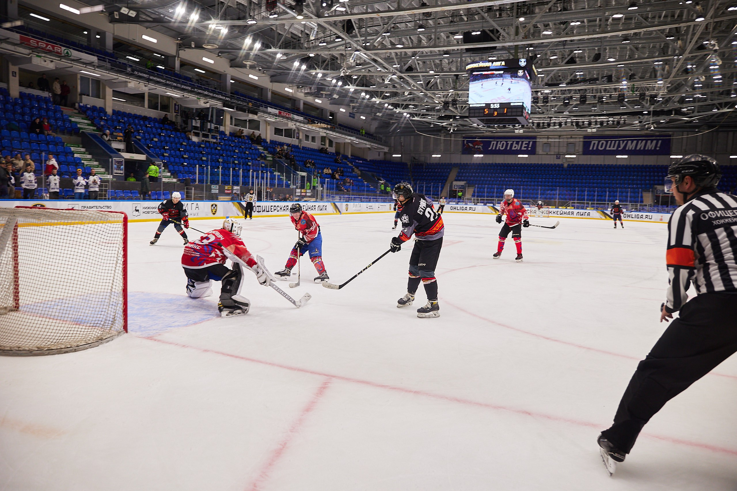 Репортаж. Офицерская хоккейная лига 2025 год. Спортивный фотограф Некрасов Денис