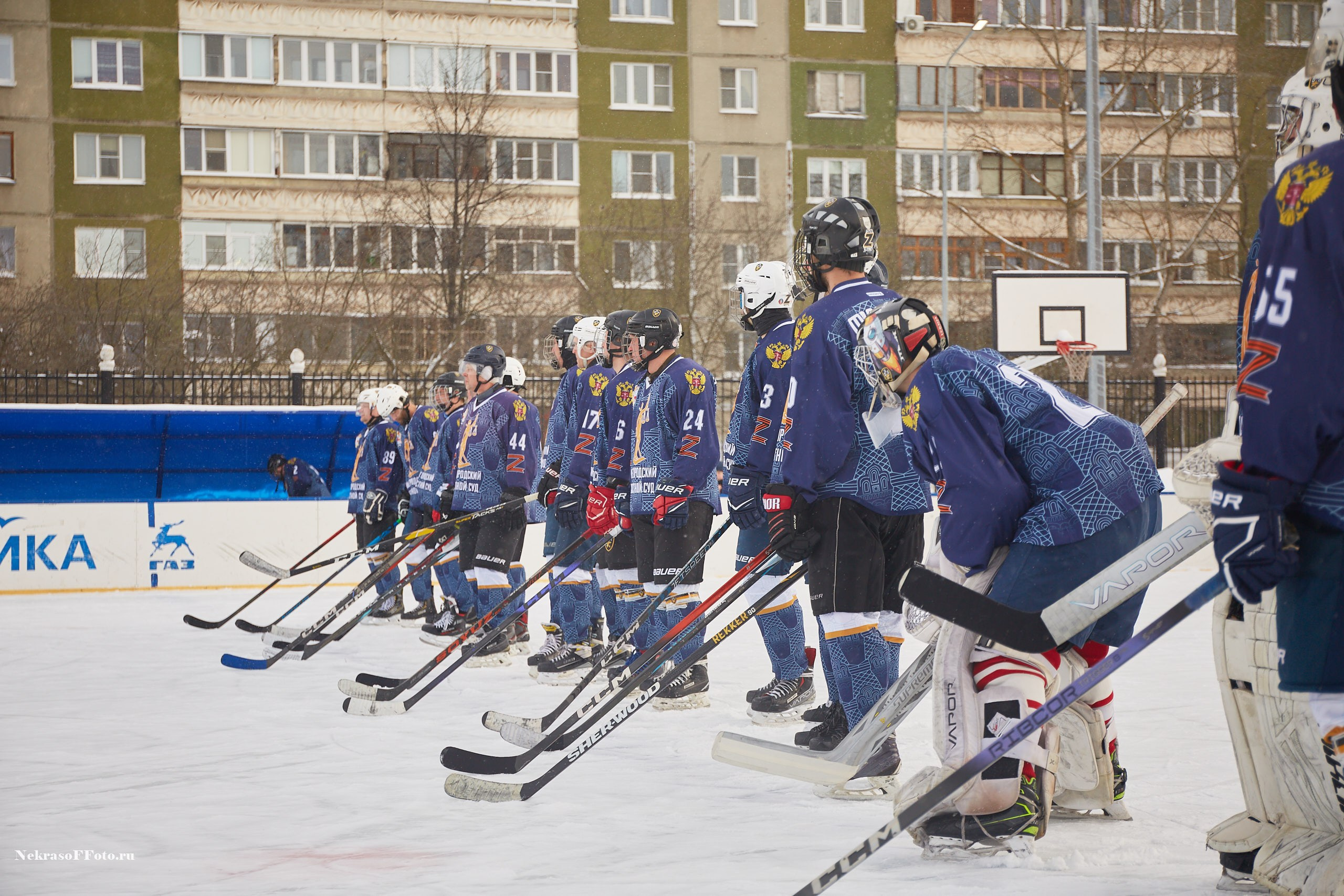 Турнир по хоккею «Русская классика» в рамках Офицерской хоккейной лиги. Спортивный фотограф Некрасов Денис