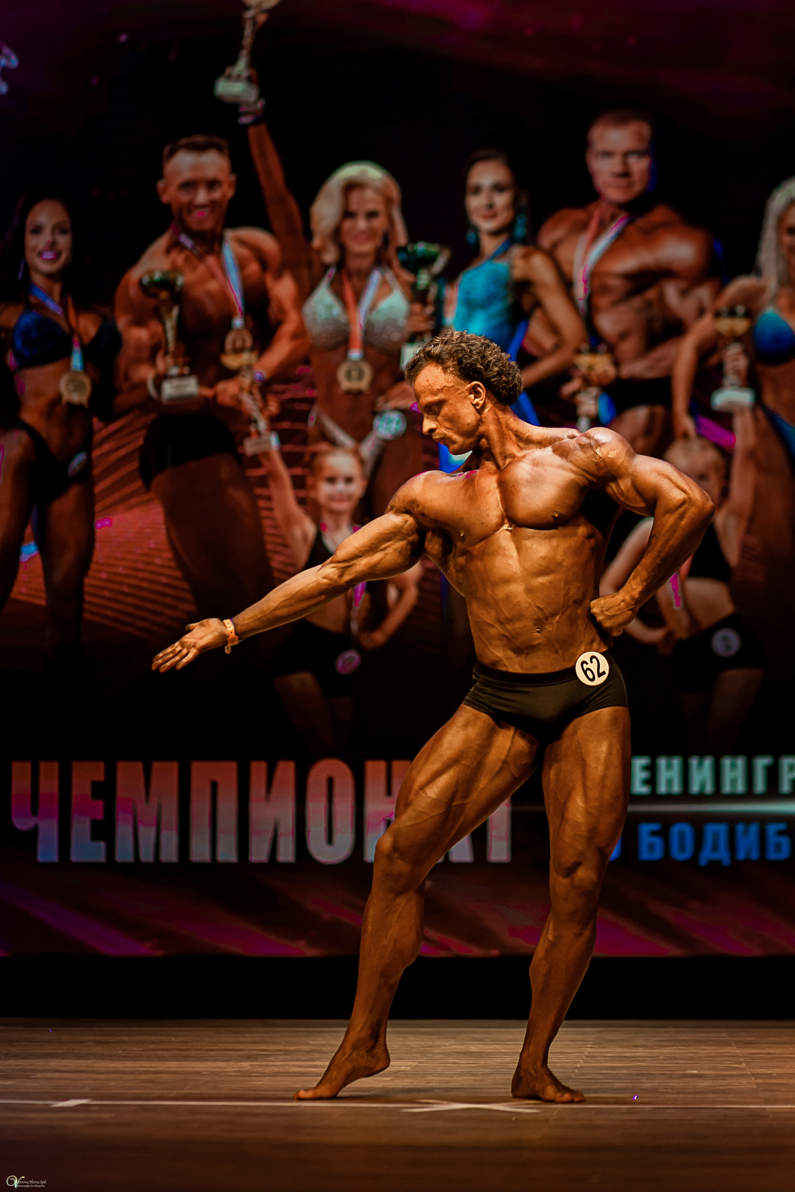 Съемка чемпионата по бодибилдингу. Фотограф женский и мужской портрет Санкт-Петербург