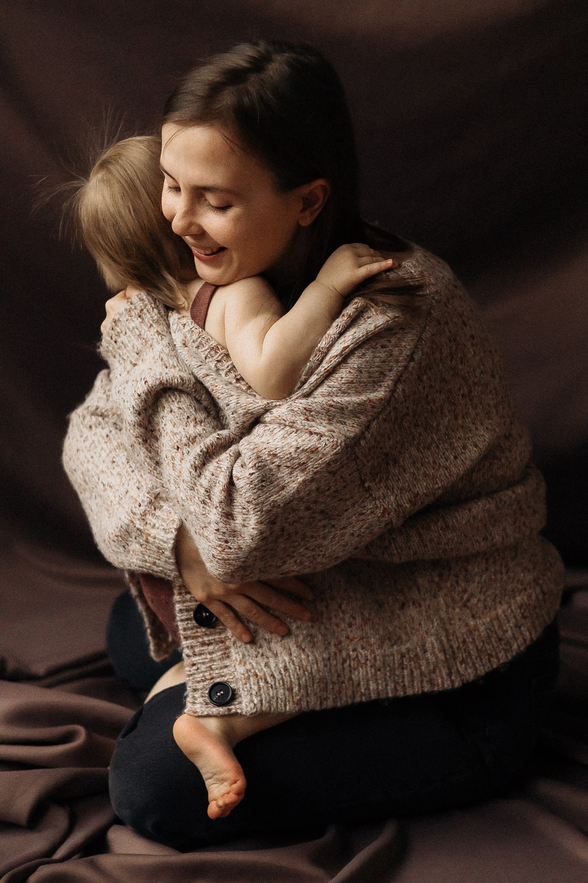 Сабина с мамой и папой