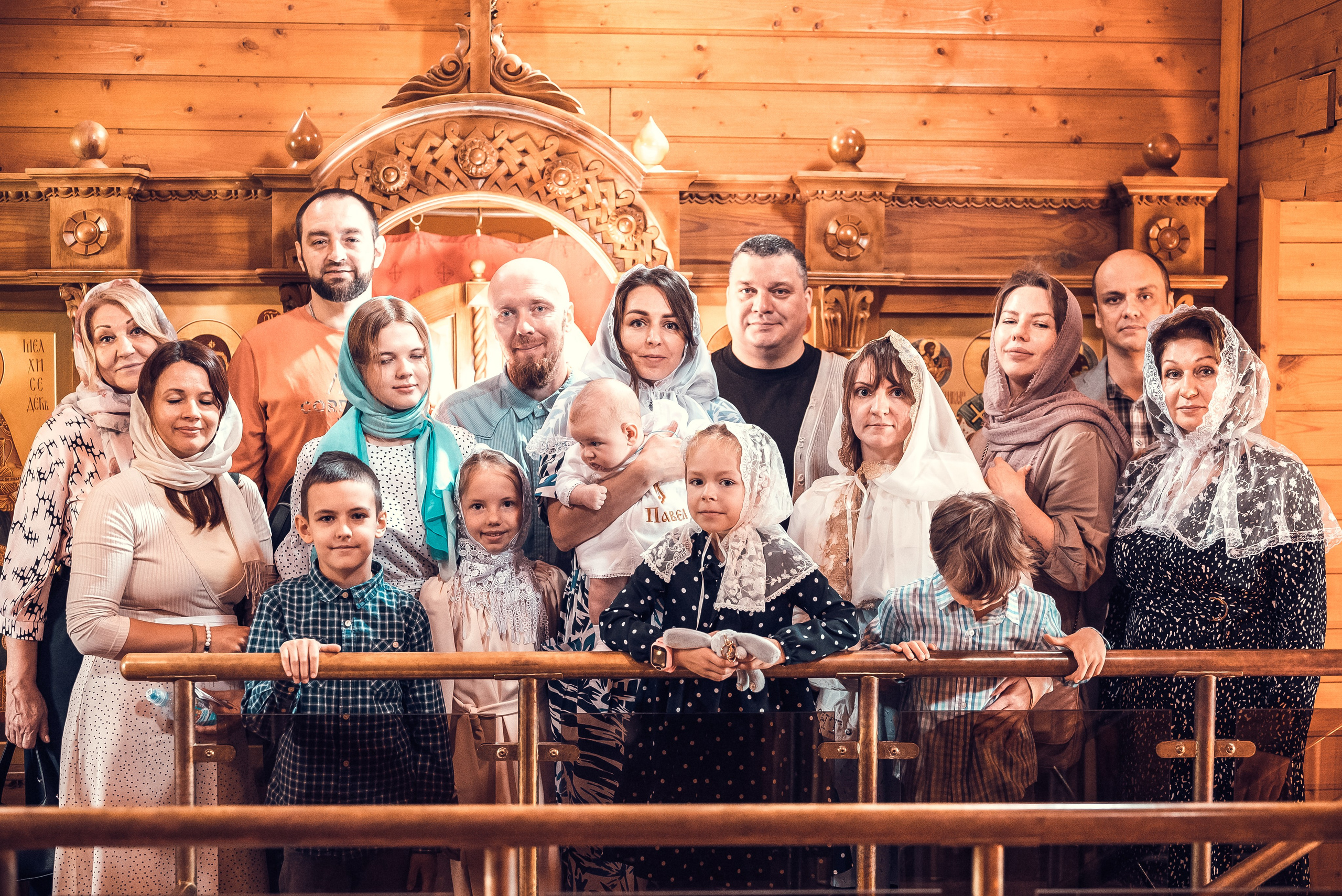 Крещение Павла. Семейный и детский фотограф Москва