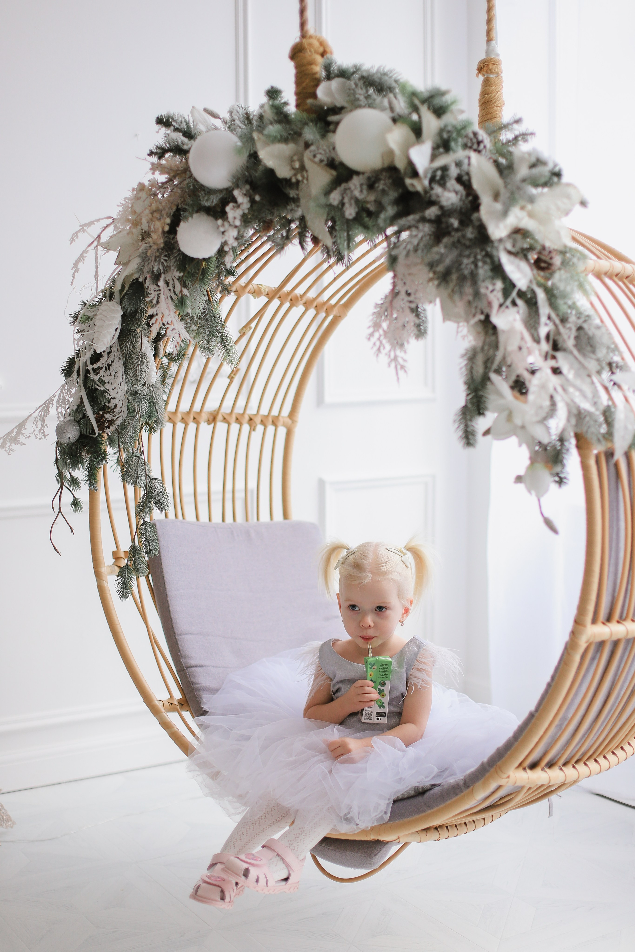 Новогодняя в студии Луна. Свадебный, семейный и детский фотограф в Люберцах Зайцева Анастасия