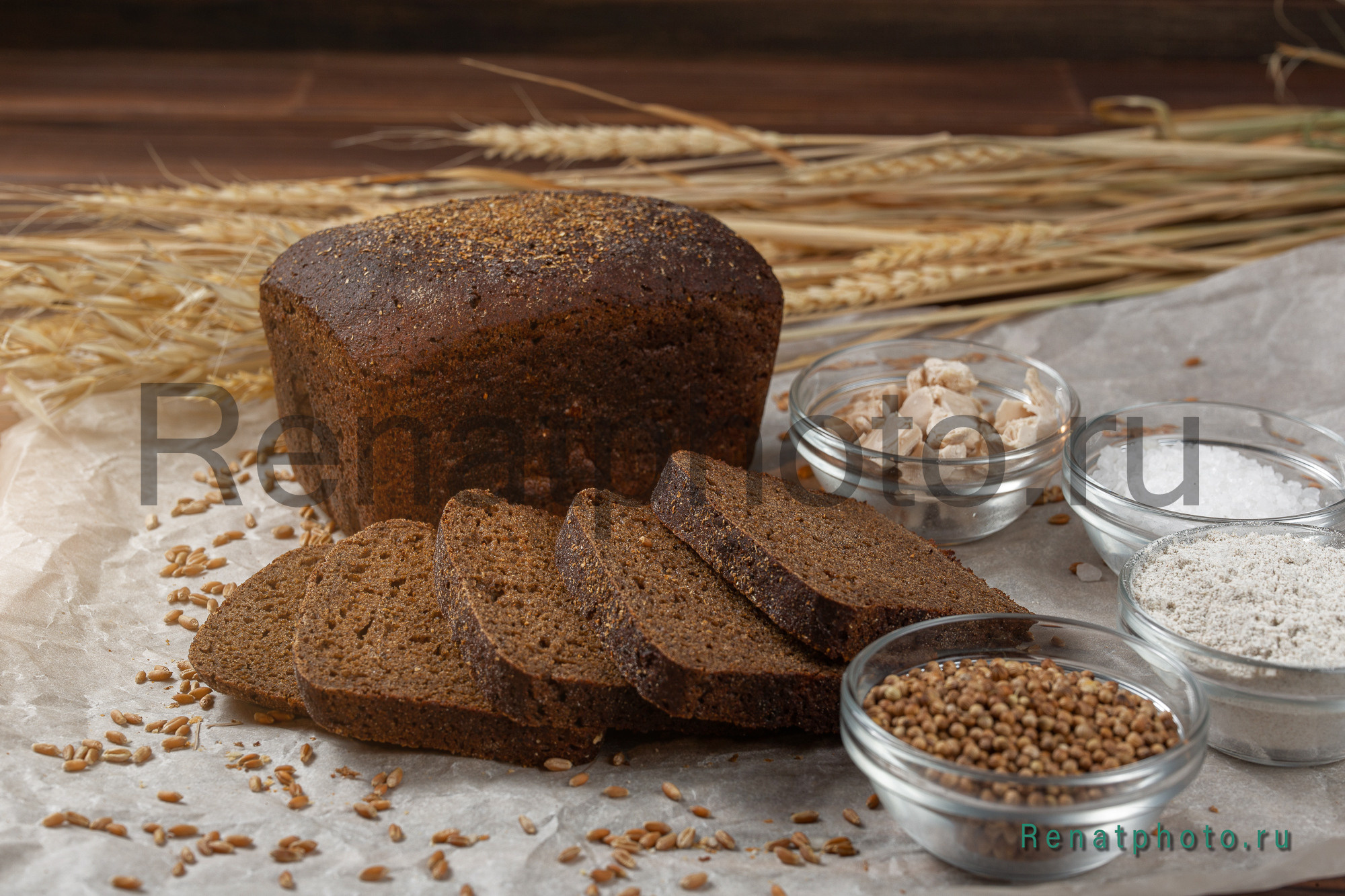 Renatphoto-Фотосъёмка  хлеба для пекарни. Профессиональная фотосъёмка интерьеров, предметная фотосессия еды для меню г. Анапа