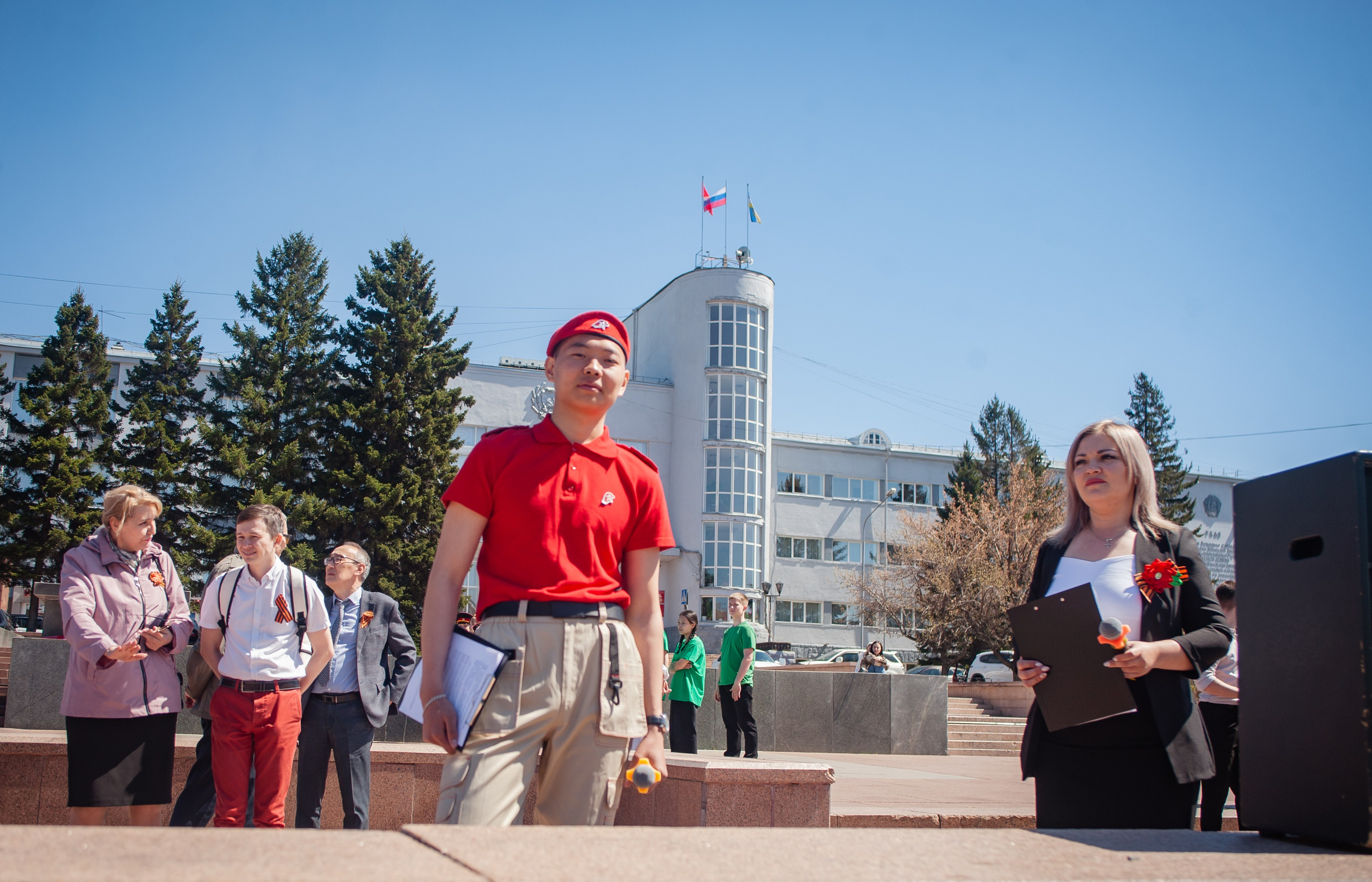 8 Мая. Парад ЮнАрмии. Андреева Александра фотограф в г. Улан-Удэ